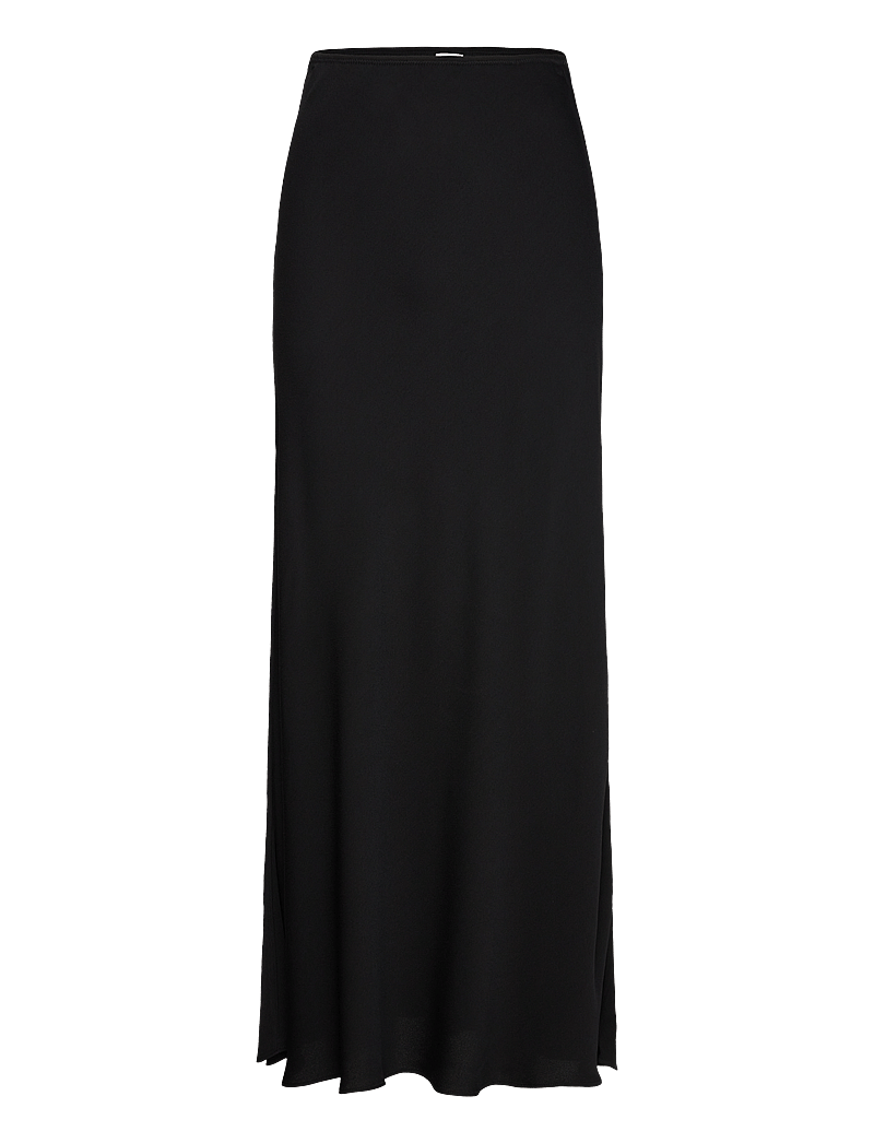 Twist & Tango - Tyne Satin Midi Skirt - satinröcke - black - 0