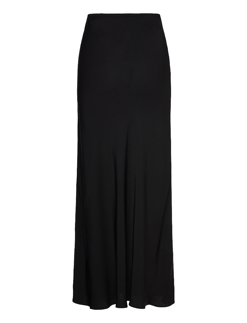 Twist & Tango - Tyne Satin Midi Skirt - satinröcke - black - 1