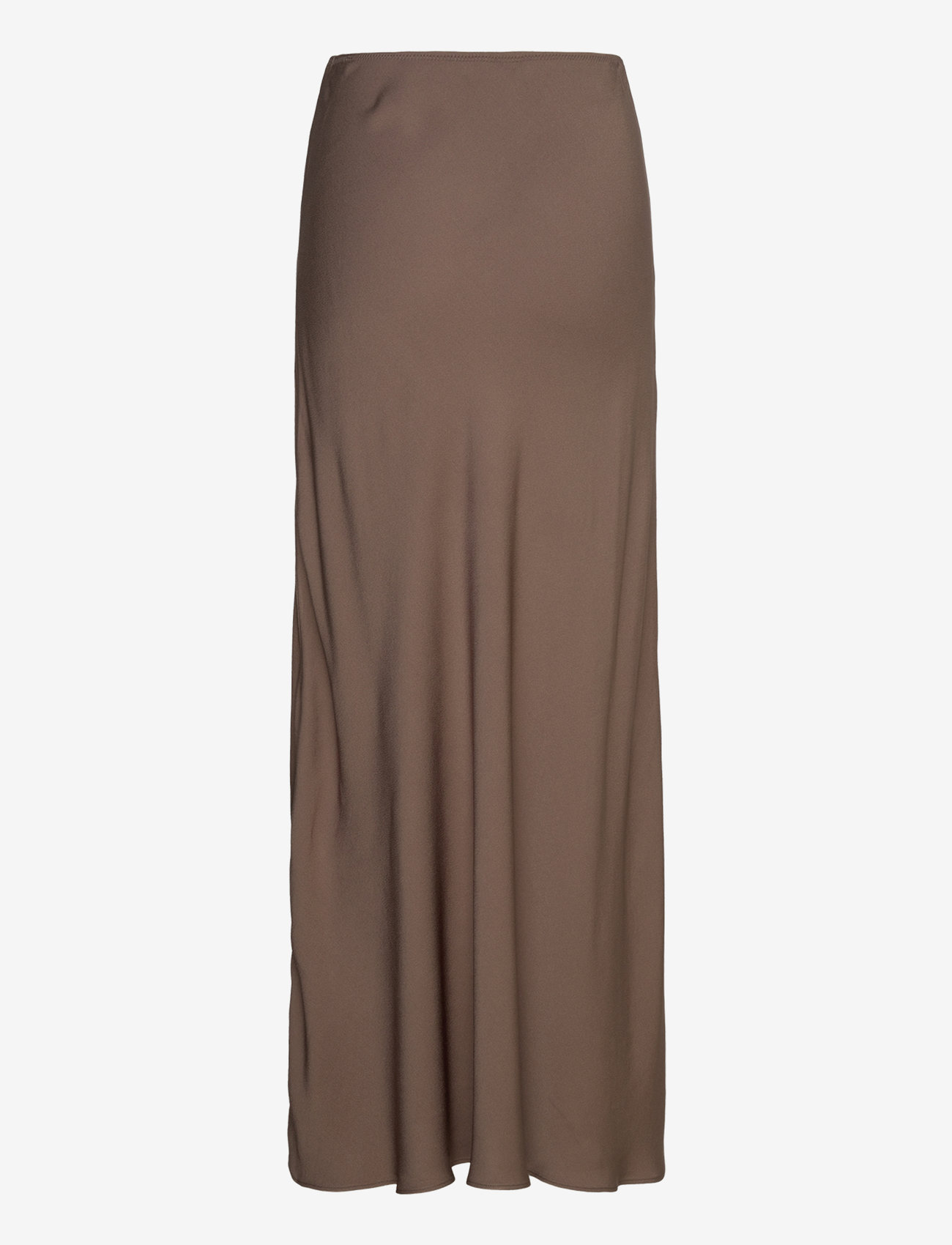 Twist & Tango - Tyne Satin Midi Skirt - satinnederdele - dk truffle - 1