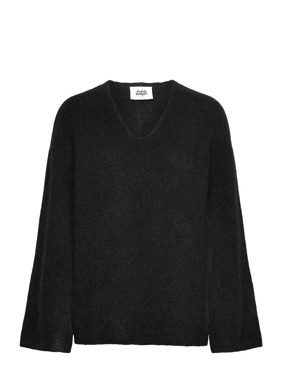 Twist & Tango - Nessia Knitted Sweater - striktrøjer - black - 1
