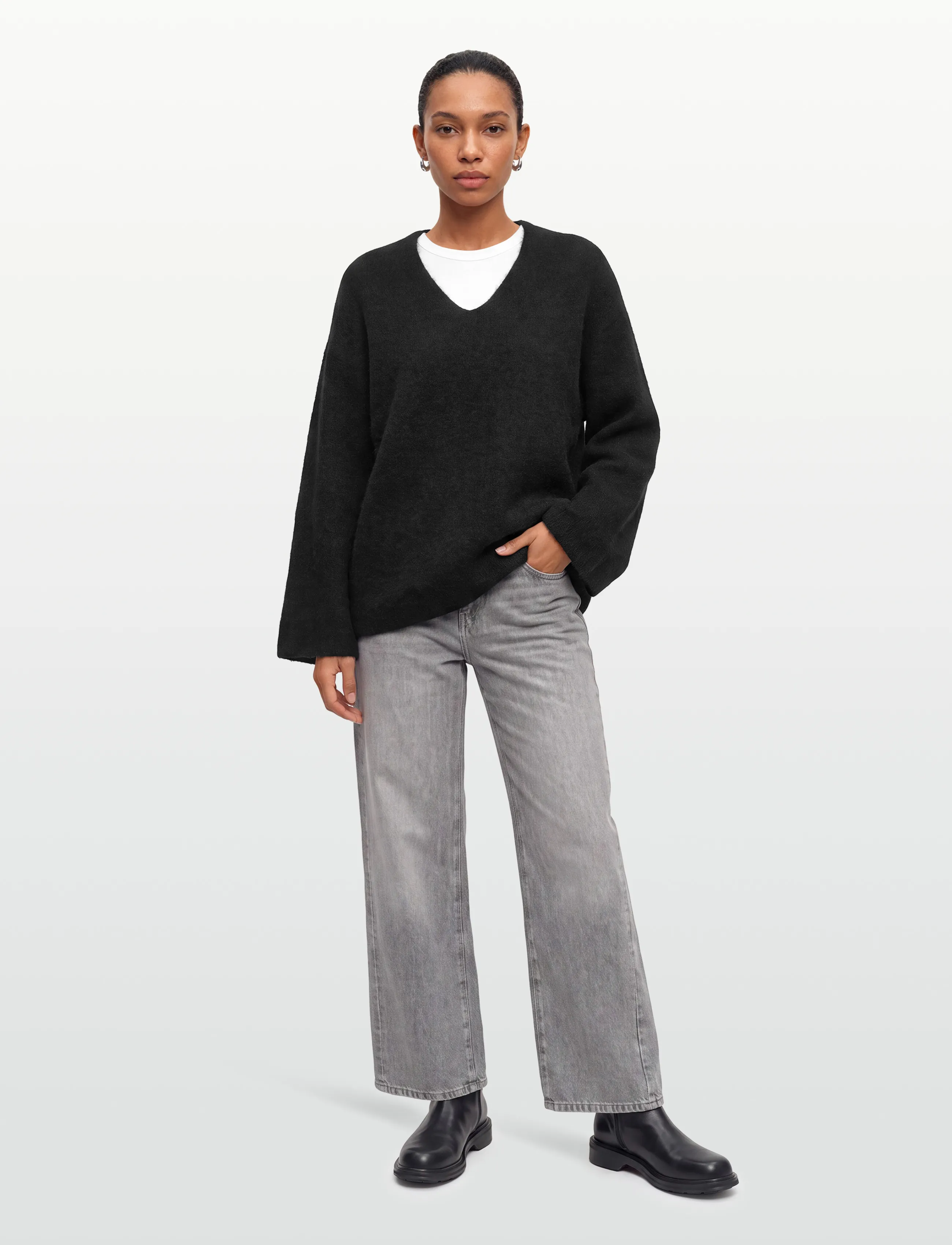 Twist & Tango - Nessia Knitted Sweater - jumpers - black - 0