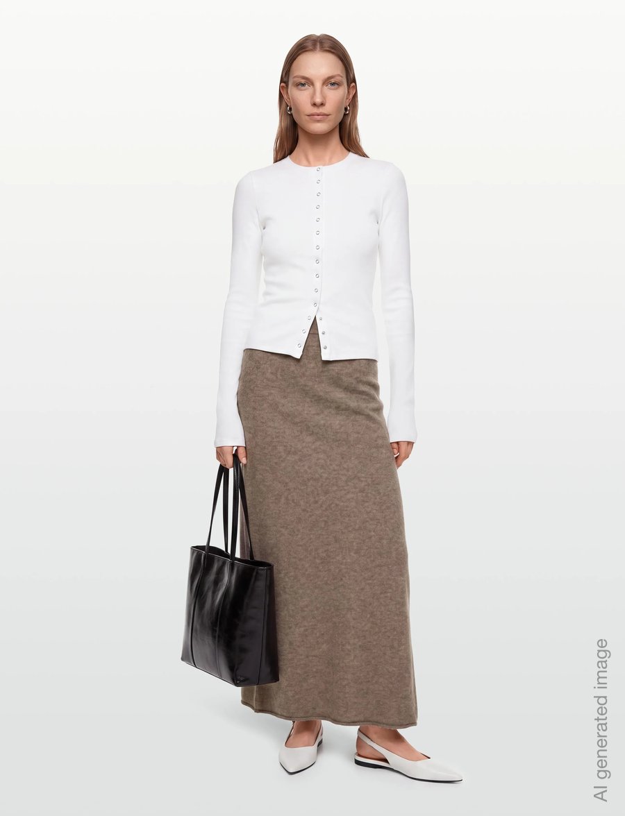 Twist & Tango - Mora Knitted Skirt - strickröcke - dk truffle - 0