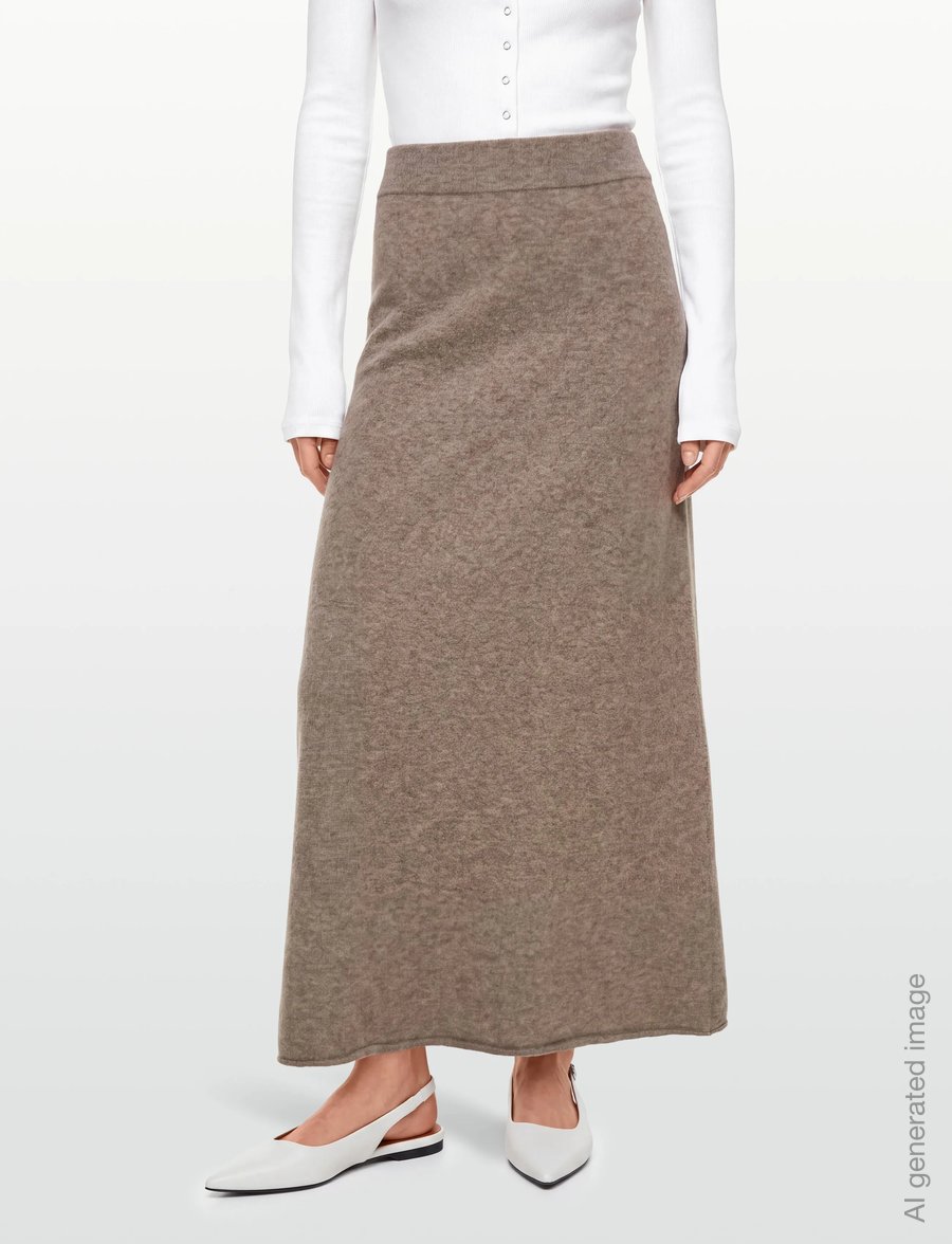 Twist & Tango - Mora Knitted Skirt - strickröcke - dk truffle - 3