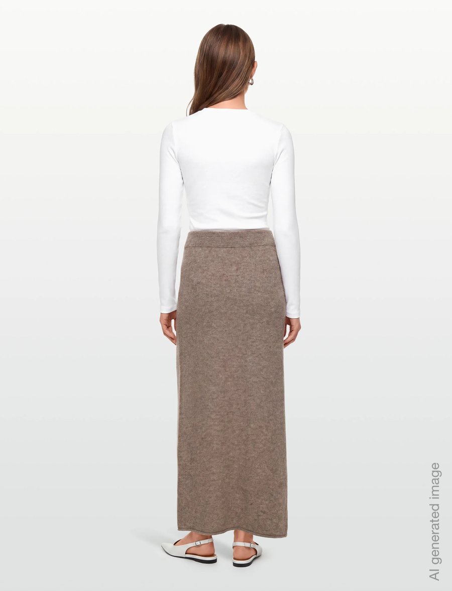 Twist & Tango - Mora Knitted Skirt - strickröcke - dk truffle - 4