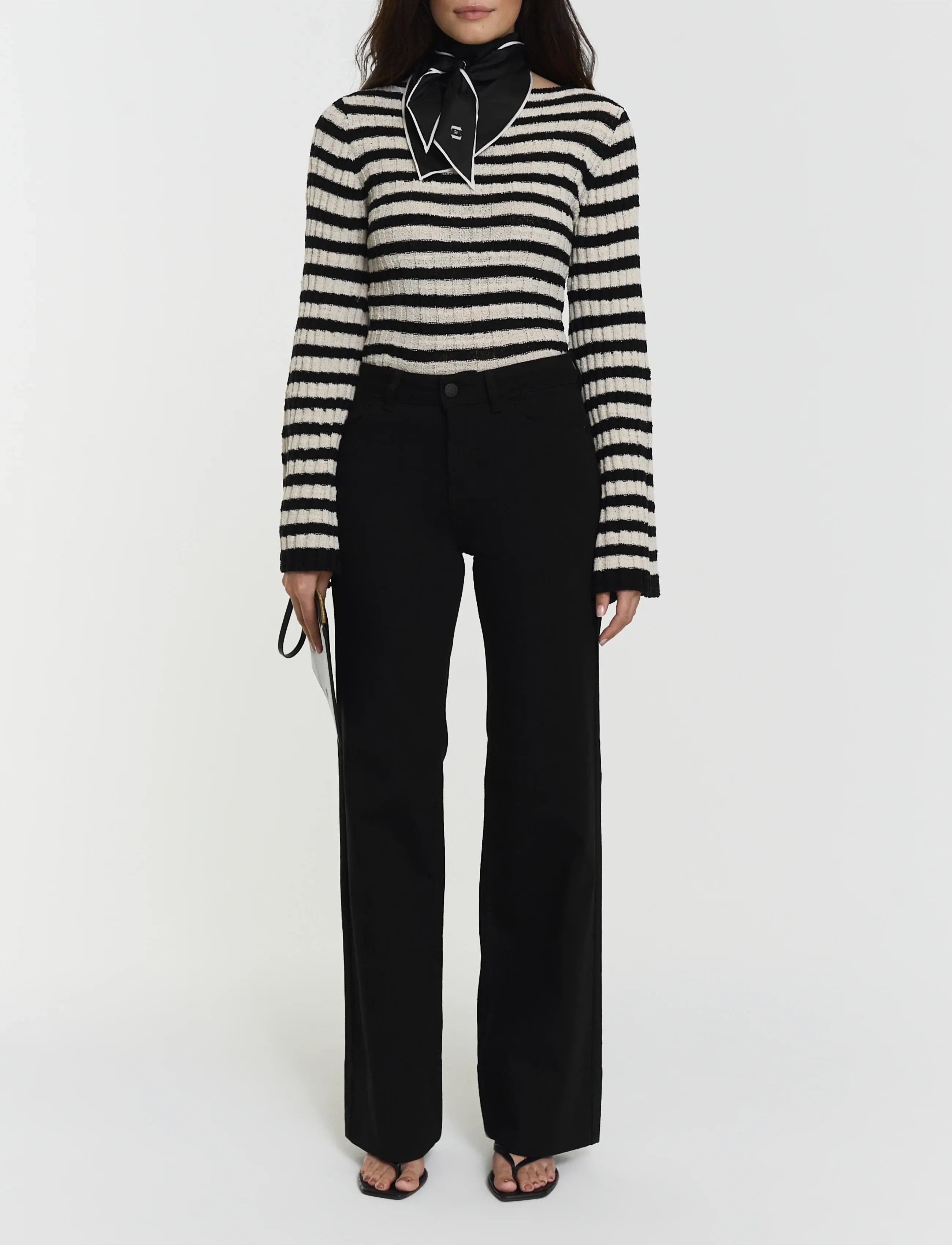 Twist & Tango Nora Jeans - Straight jeans - BLACK / black