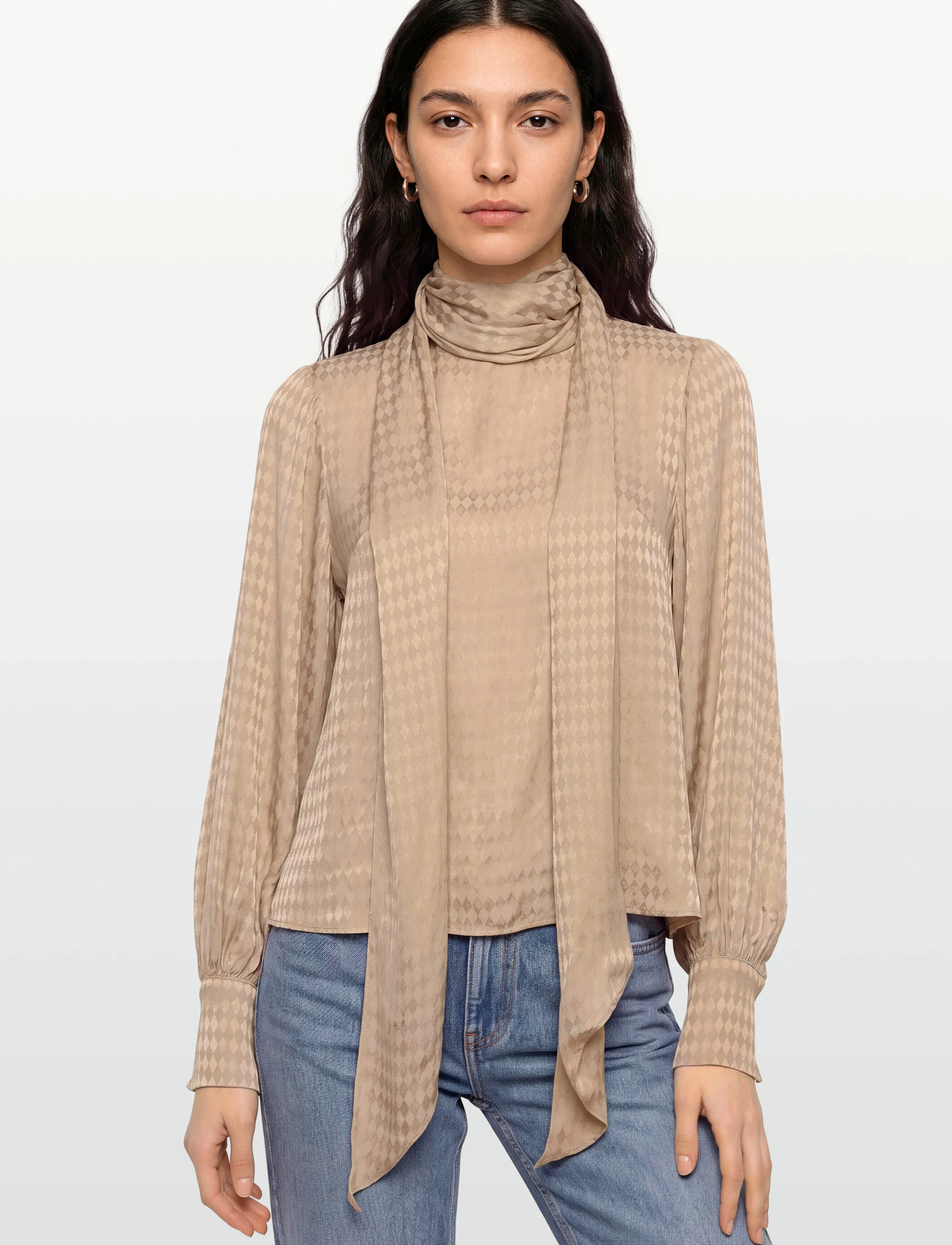 Twist & Tango - Wilette Blouse - långärmade blusar - lt fawn - 4