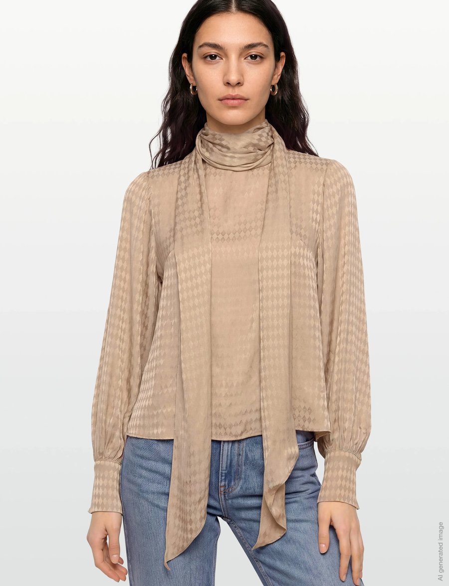 Twist & Tango - Wilette Blouse - langærmede bluser - lt fawn - 4