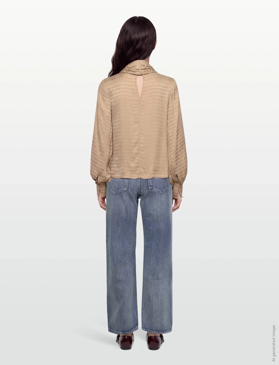 Twist & Tango - Wilette Blouse - langærmede bluser - lt fawn - 5