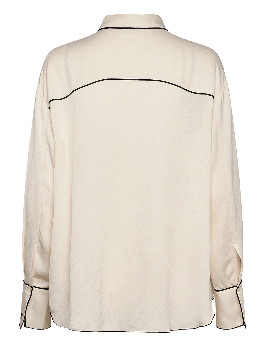 Twist & Tango - Jennifer Satin Blouse - ivory - 1