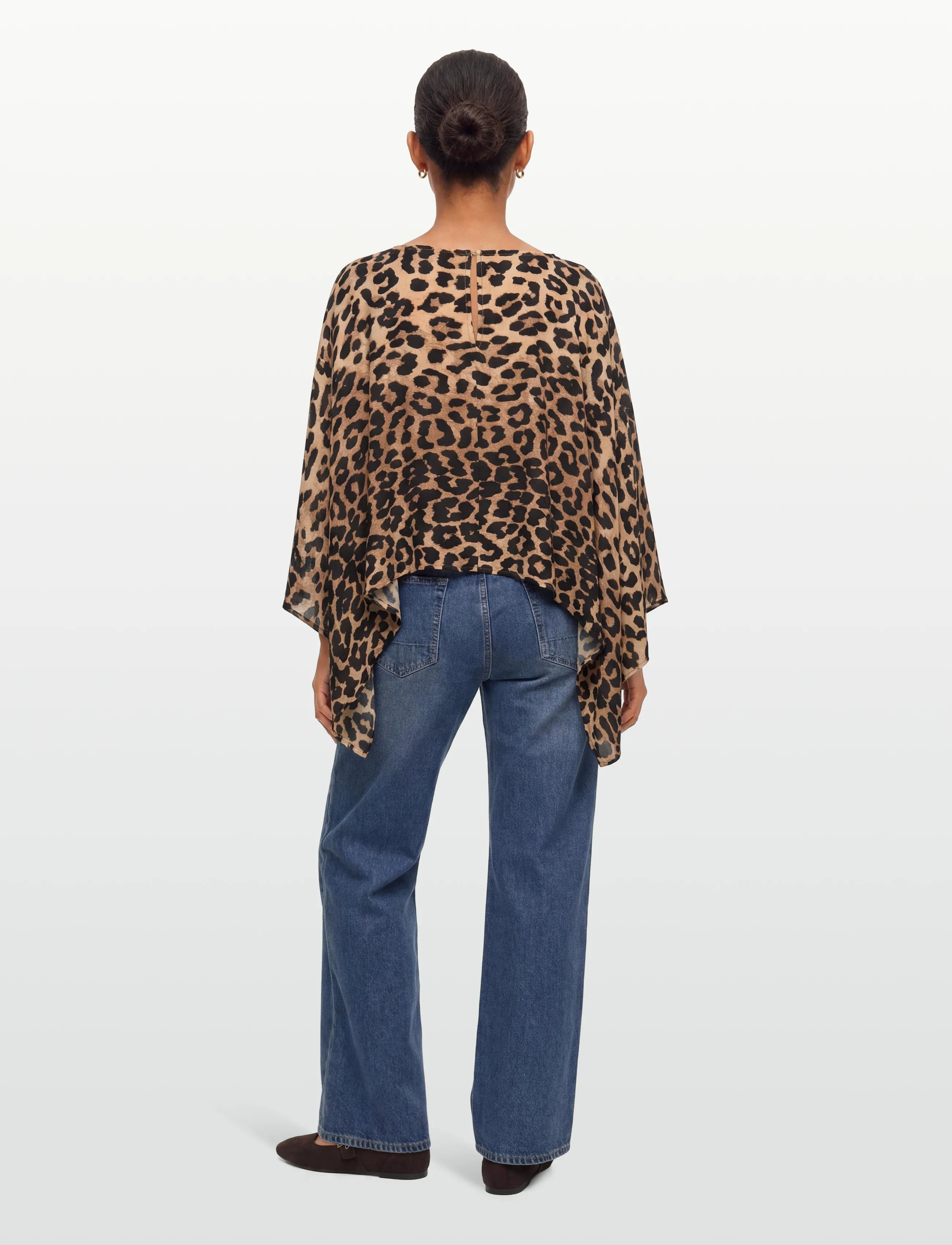 Twist & Tango - Klasia Satin Blouse - langærmede bluser - leopard print - 4