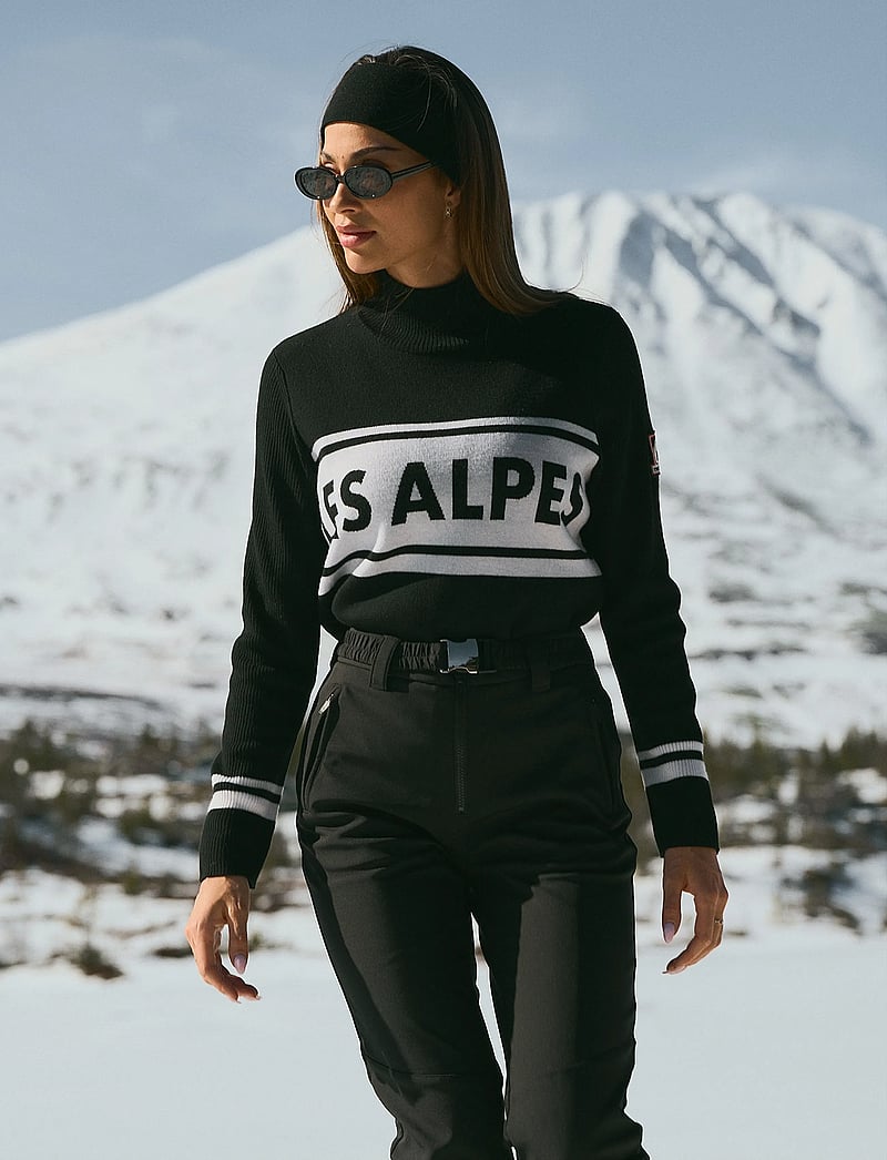 Twist & Tango - Les Alpes Knitted Sweater - strik - black - 4