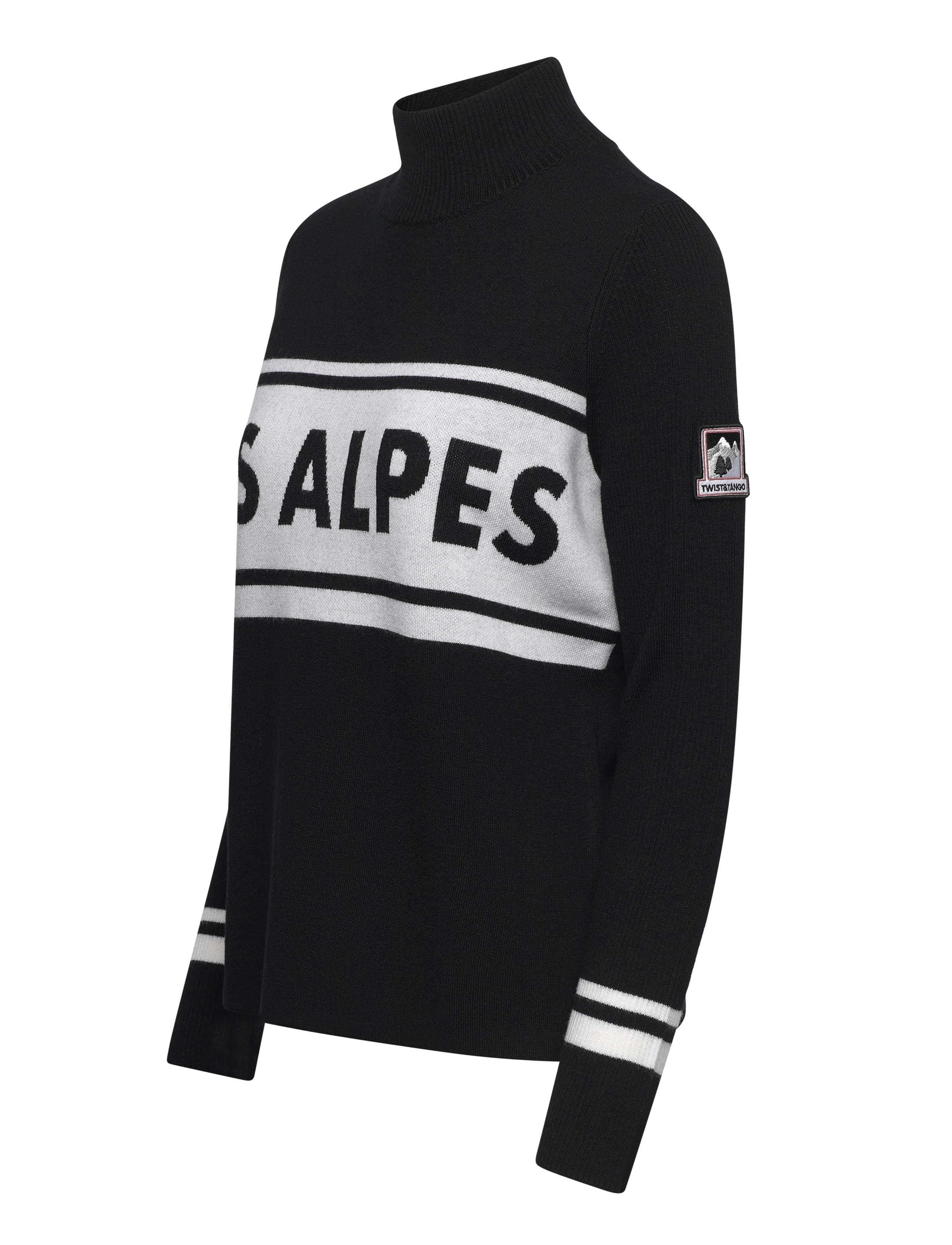 Twist & Tango - Les Alpes Knitted Sweater - black - 3
