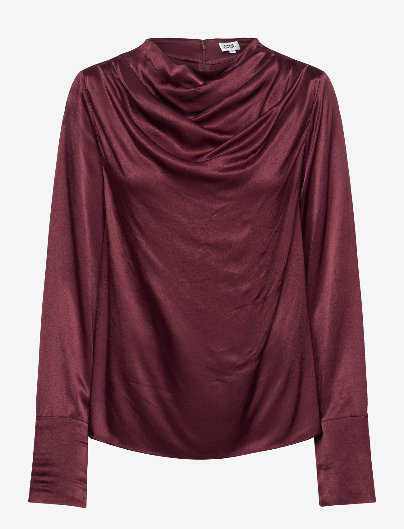 Twist & Tango - Tammie Satin Blouse - langärmlige blusen - cranberry juice - 0