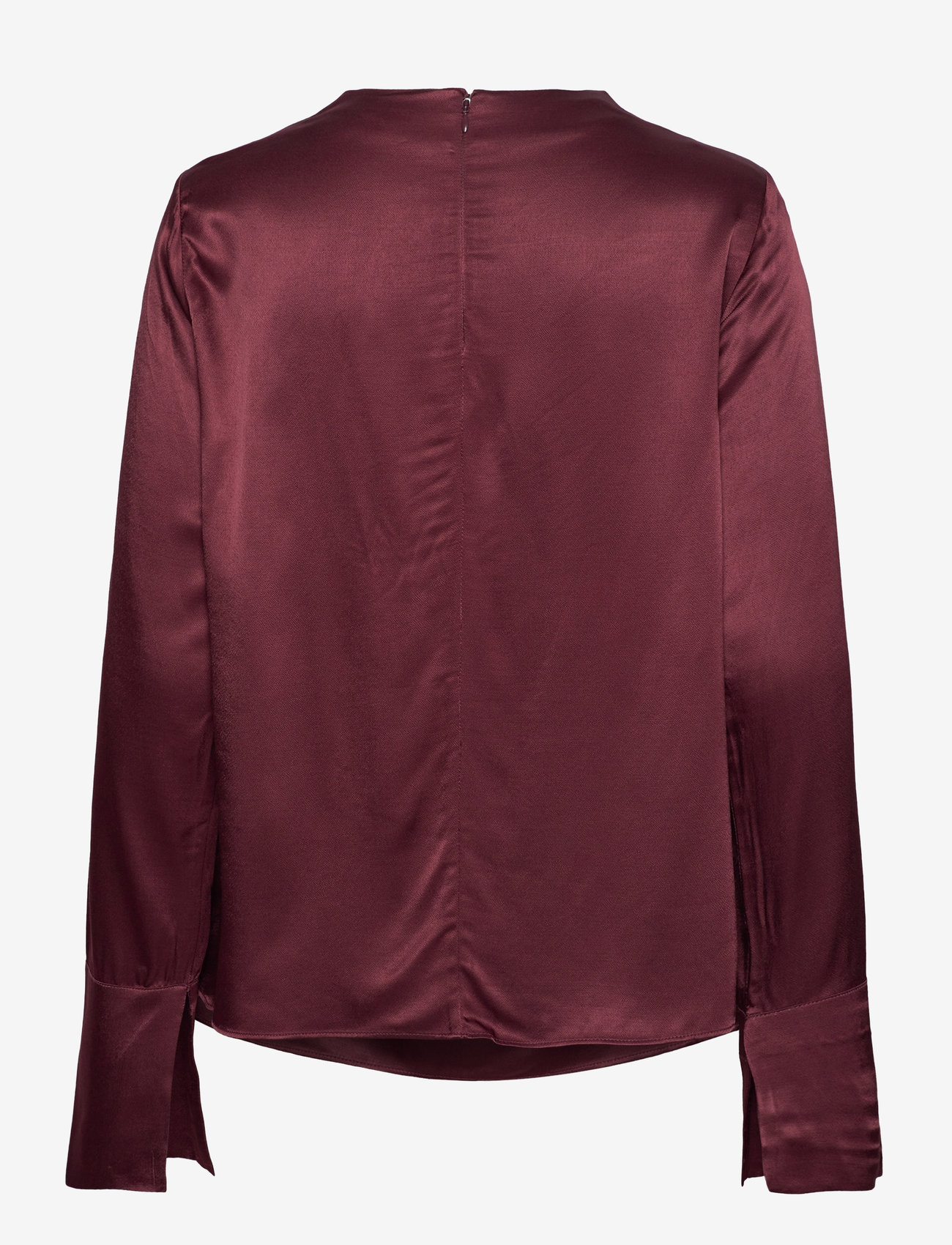 Twist & Tango - Tammie Satin Blouse - langärmlige blusen - cranberry juice - 1
