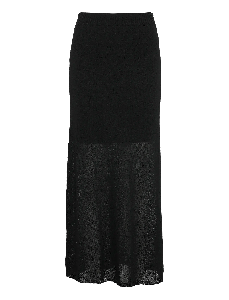 Twist & Tango - Meline Bouclé Skirt - midi-röcke - black - 0
