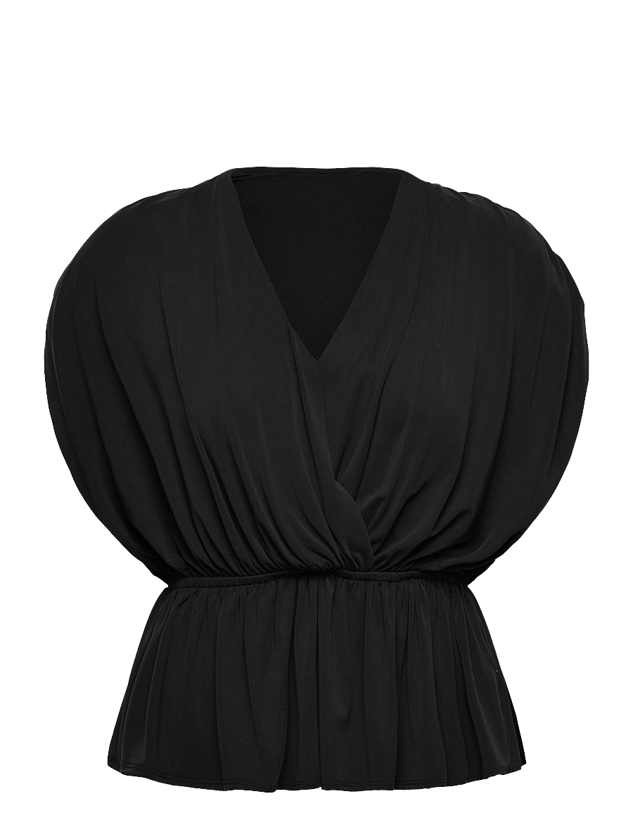 Twist & Tango - Whitley Top - kurzärmelige blusen - black - 0