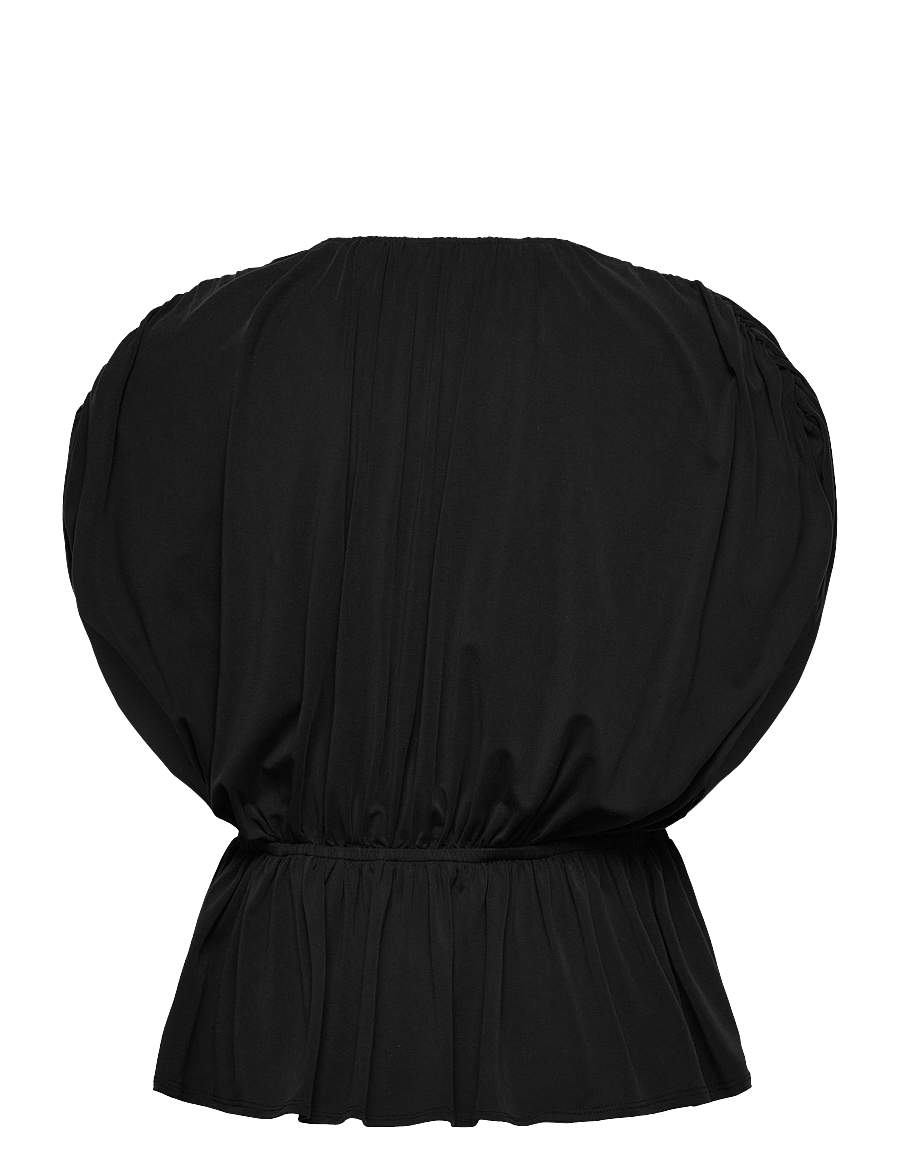 Twist & Tango - Whitley Top - kurzärmelige blusen - black - 1