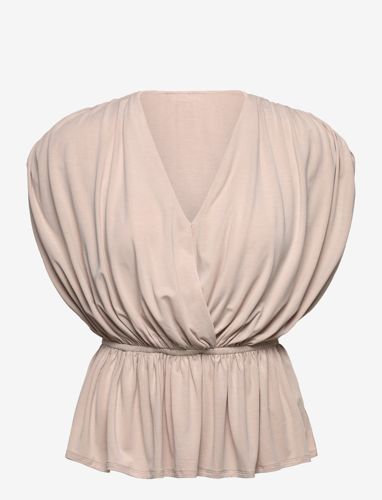 Twist & Tango - Whitley Top - kortärmade blusar - lt greige - 0