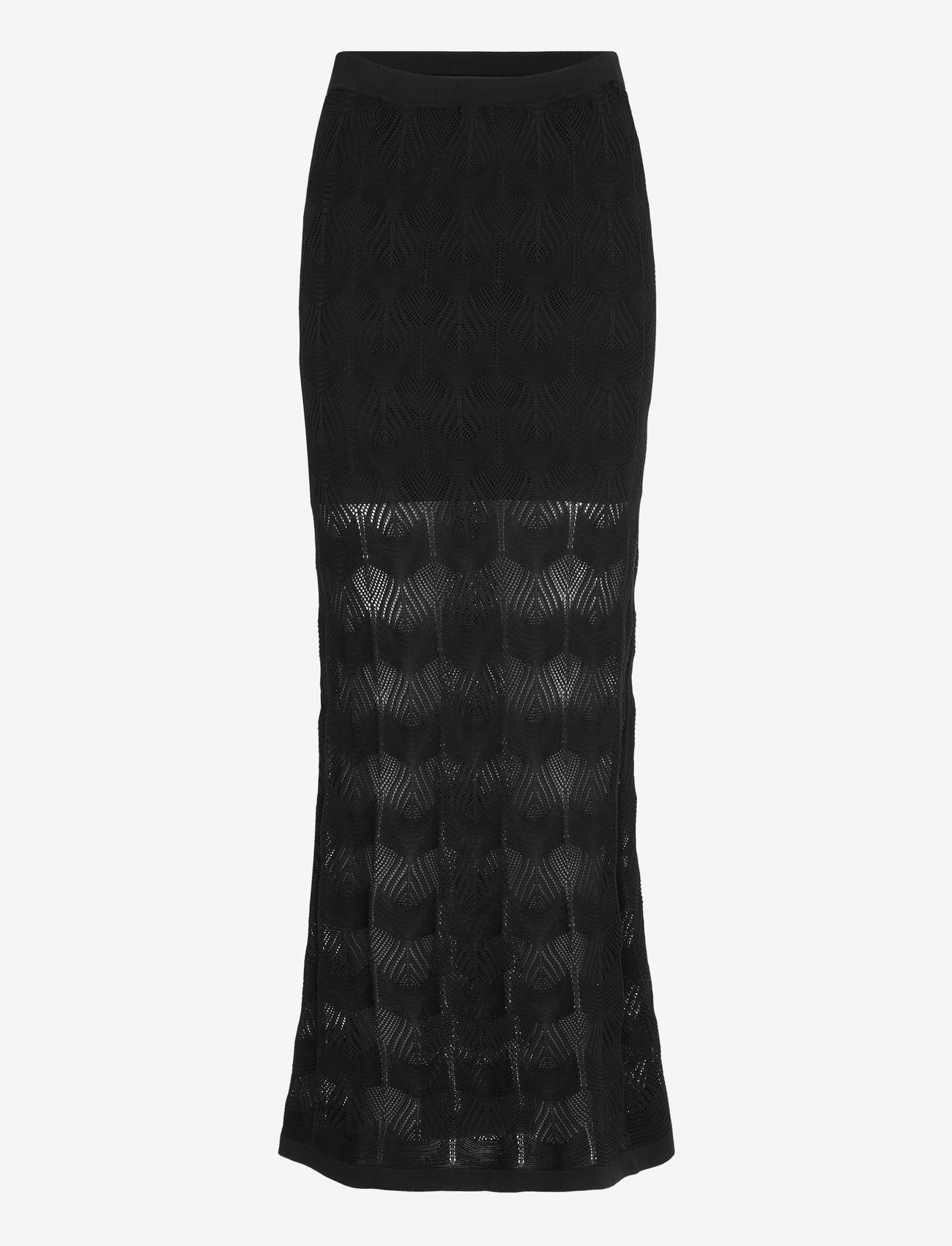 Twist & Tango - Ziatra Crochet Skirt - maxikjolar - black - 1