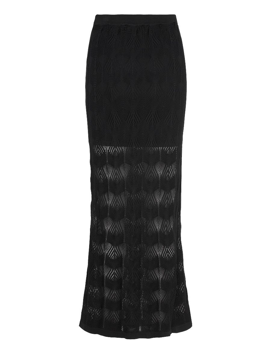 Twist & Tango - Ziatra Crochet Skirt - maxi röcke - black - 2