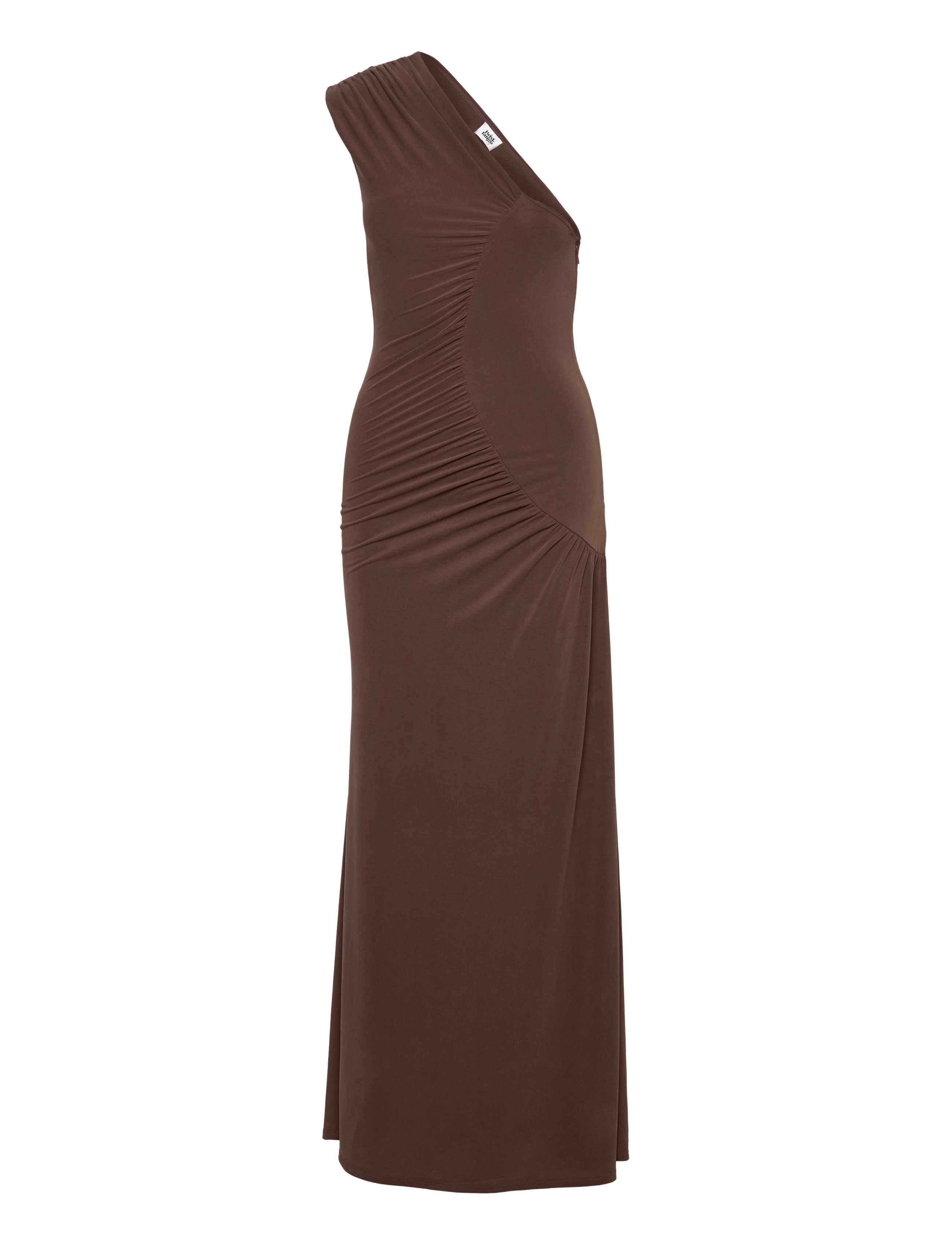 Twist & Tango Jona Gathered Dress, XS, Brown, Kjoler > Maxikjole, Dame