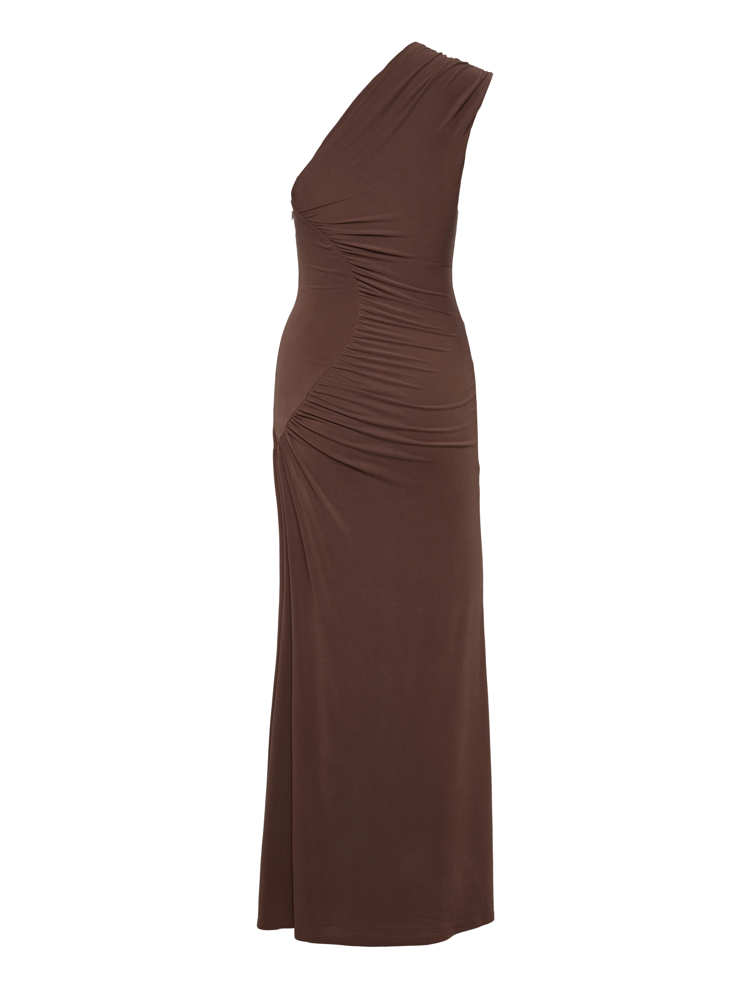 Twist & Tango - Jona Gathered Dress - aftonklänningar - rich brown - 1