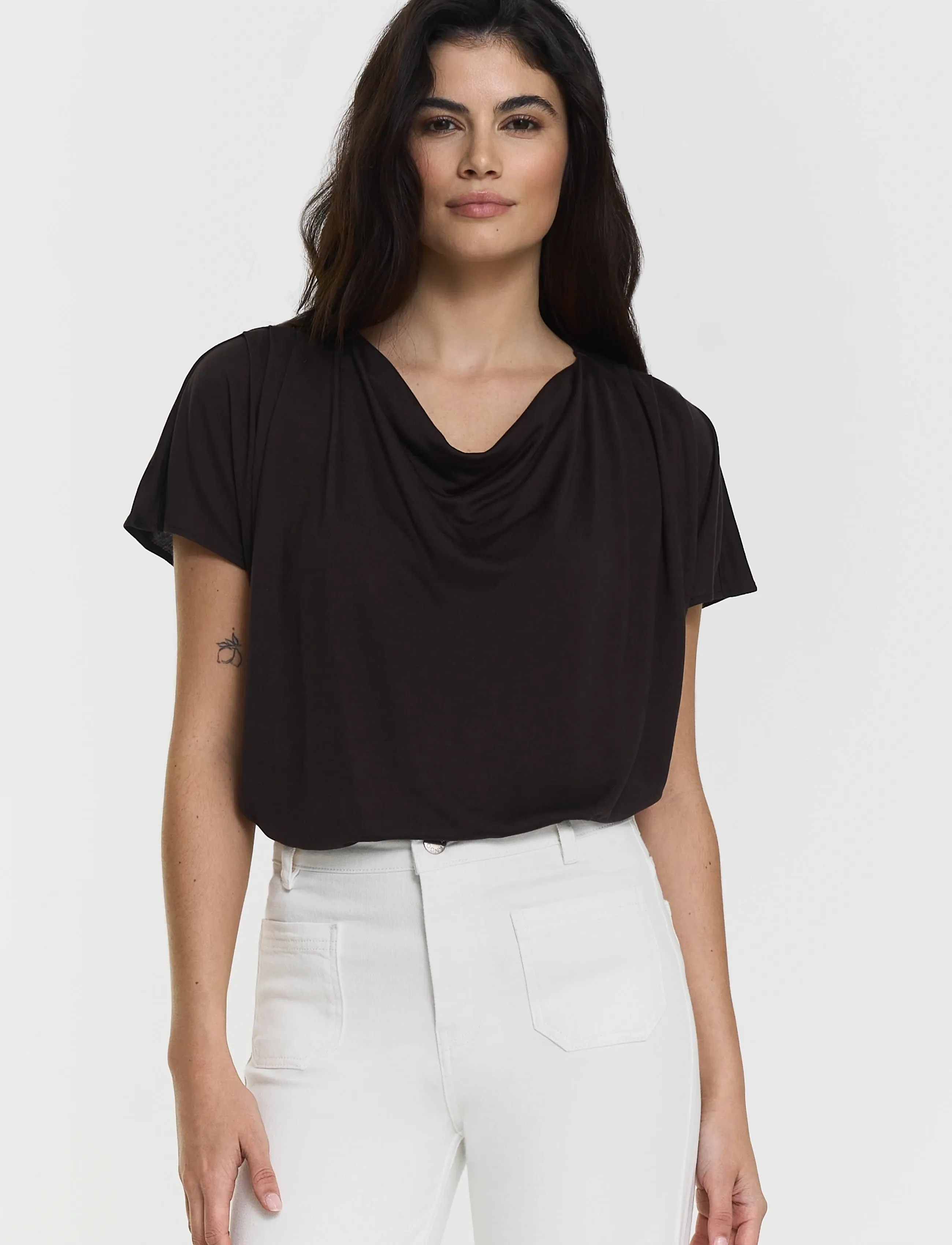 Twist & Tango - Kalani Top - t-shirts - coffee - 3