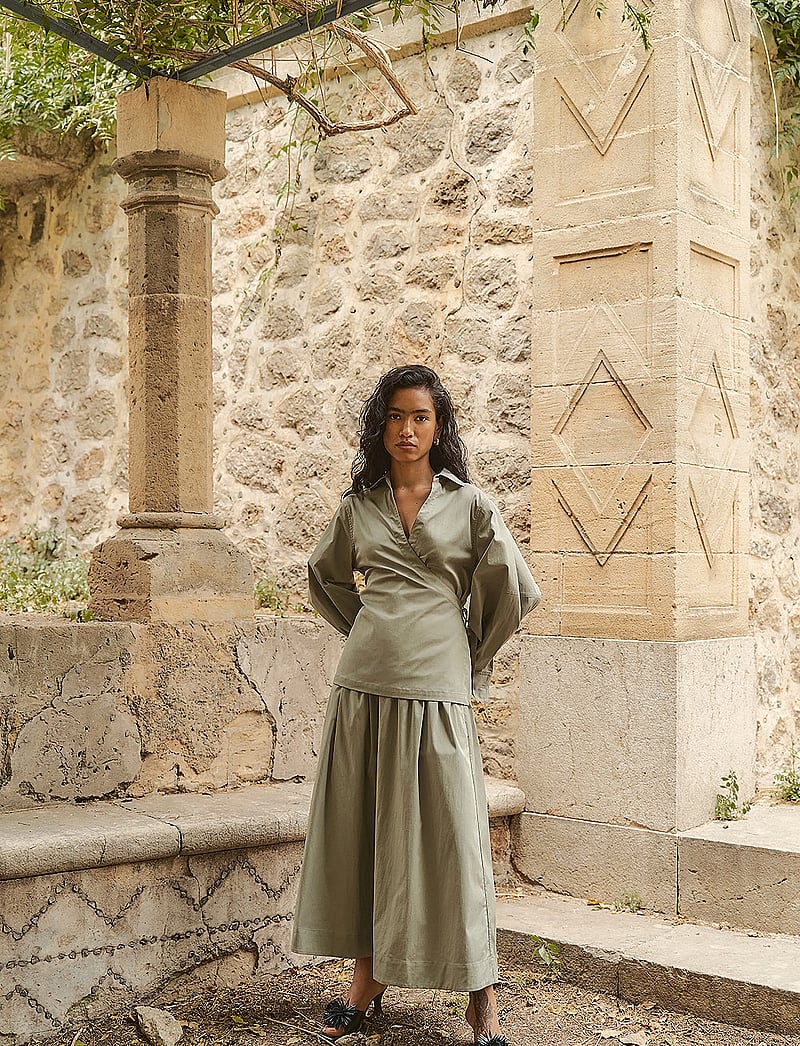 Twist & Tango - Freya Skirt - midi-röcke - khaki - 0