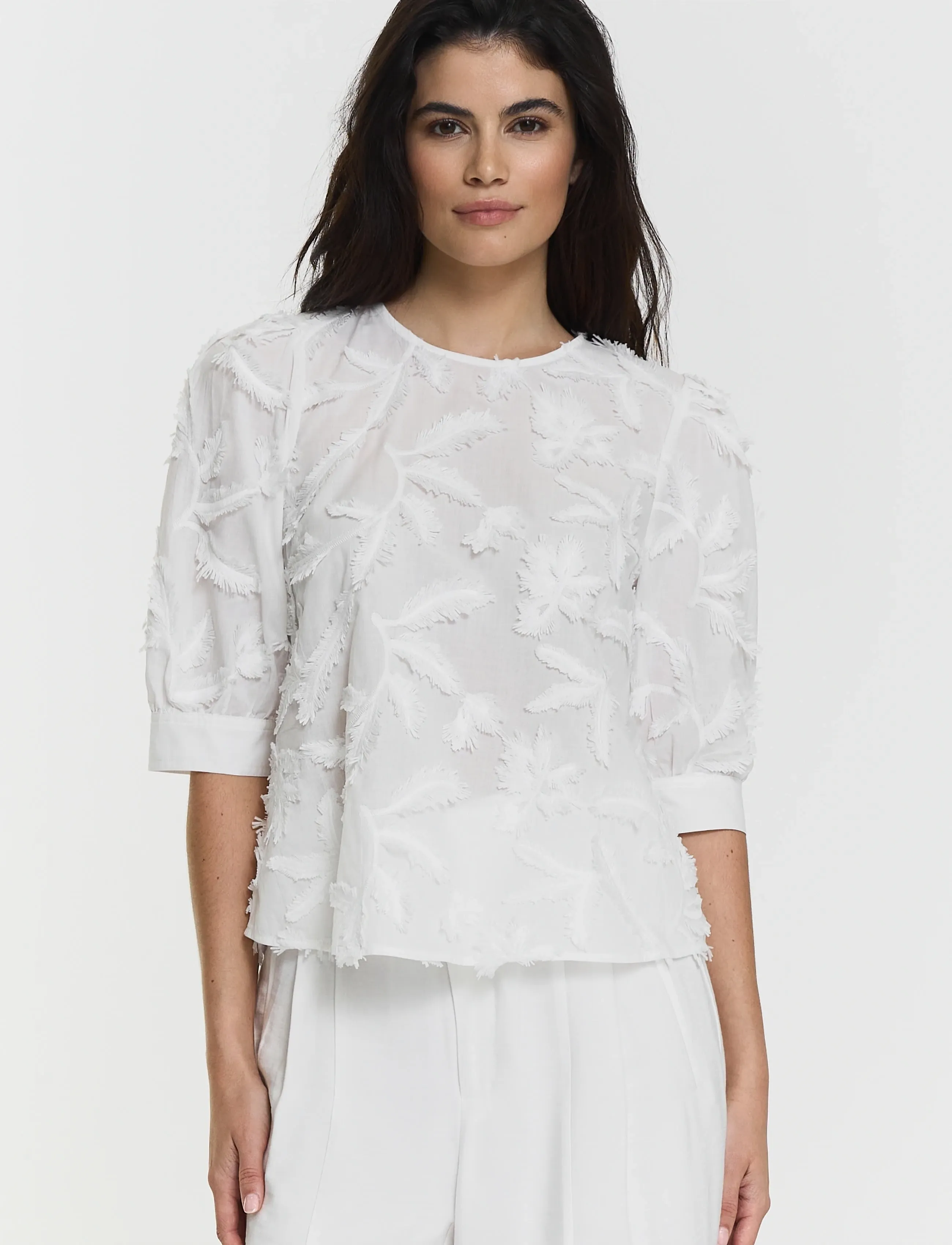 Twist & Tango - Marla Blouse - kortærmede bluser - white - 3