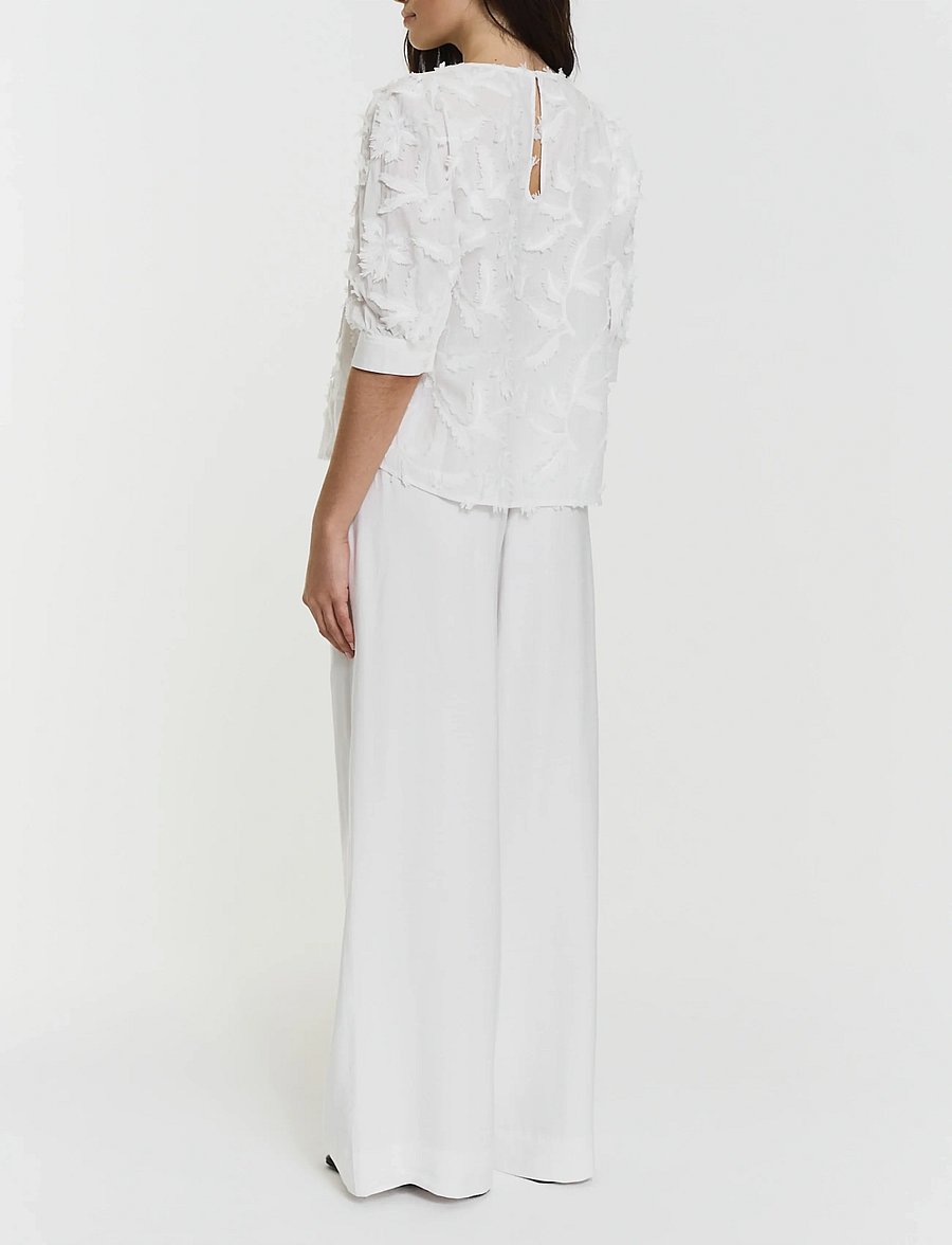 Twist & Tango - Marla Blouse - kortærmede bluser - white - 4