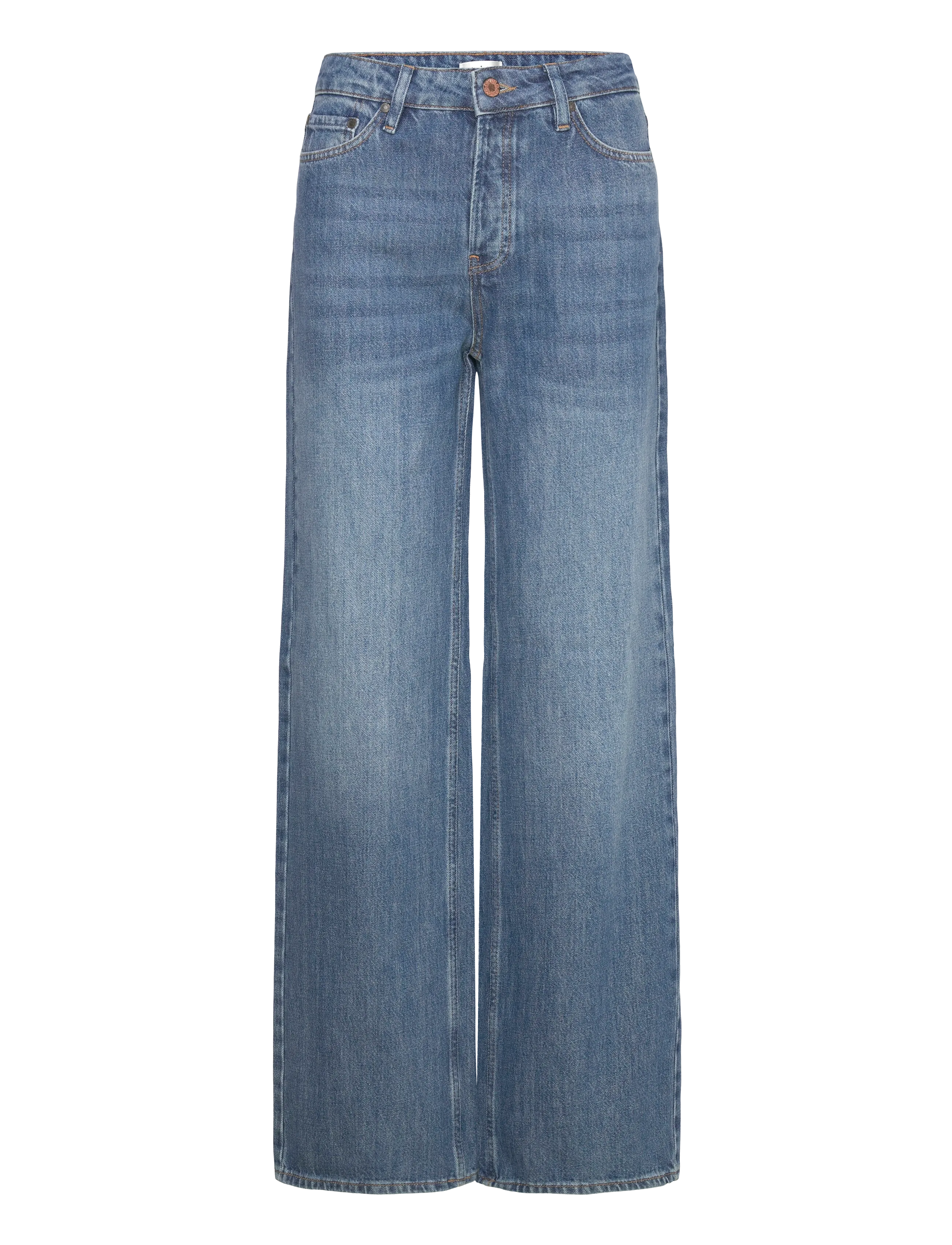 Tori Rigid Jeans - DK BLUE WASH