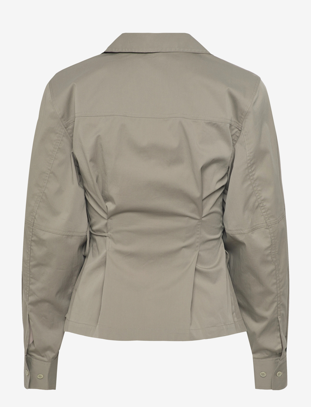 Twist & Tango - Mella Wrap Shirt - langærmede skjorter - khaki - 2