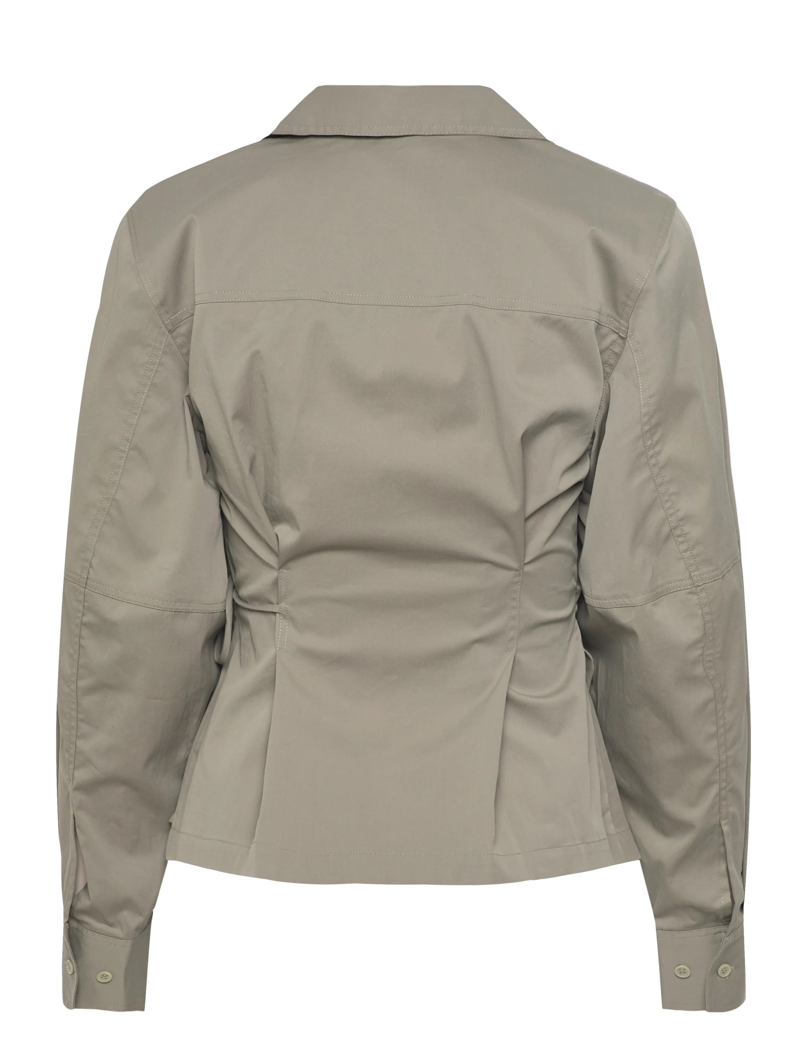 Twist & Tango - Mella Wrap Shirt - long-sleeved shirts - khaki - 2