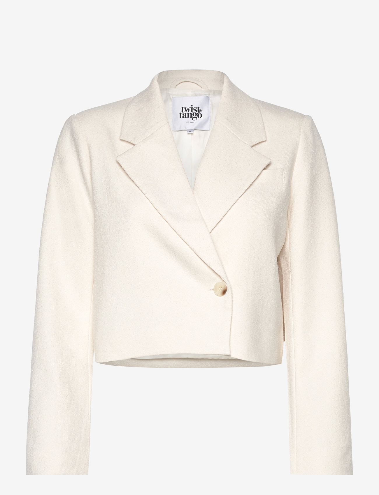 Twist & Tango - Athina Cropped Blazer - cropped blazers - off white - 0