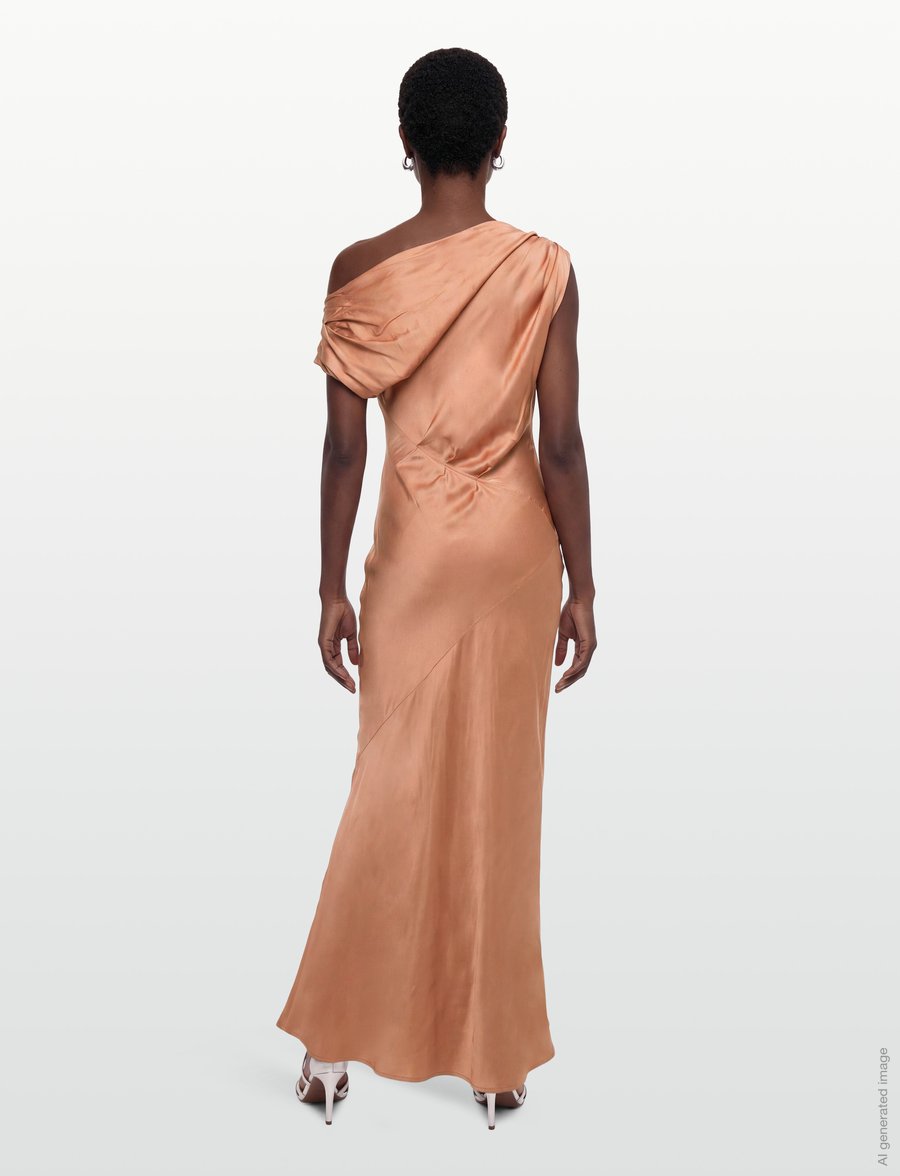 Twist & Tango - Vanessa Satin Maxi Dress - canyon sunset - 4