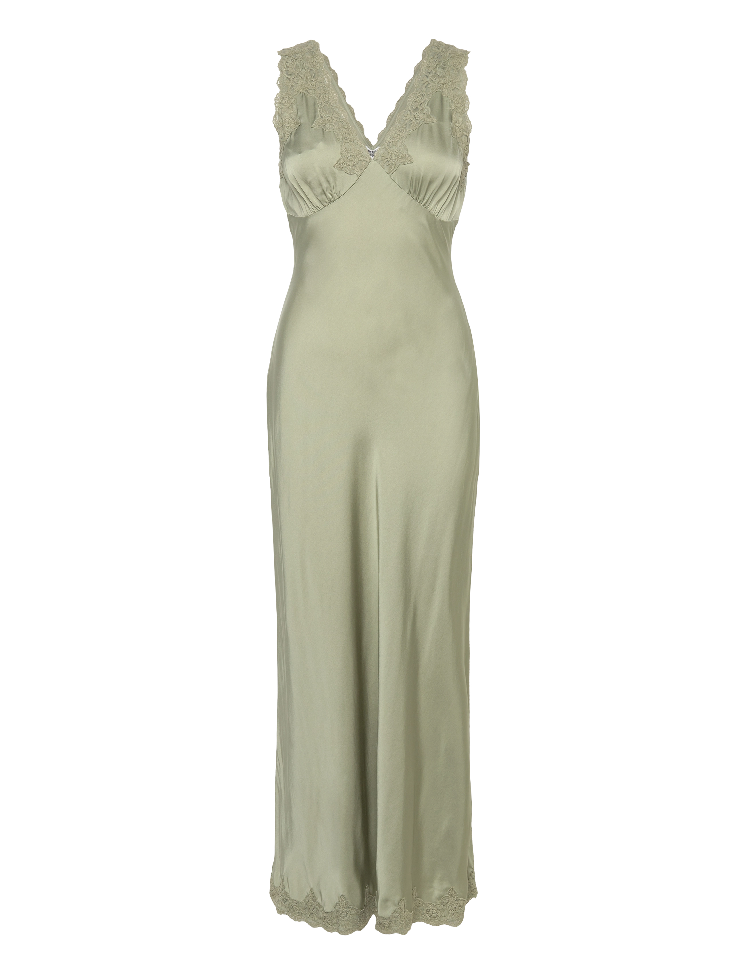 Twist & Tango Zoe Satin Dress - Maxi Dresses - DESERT SAGE / green