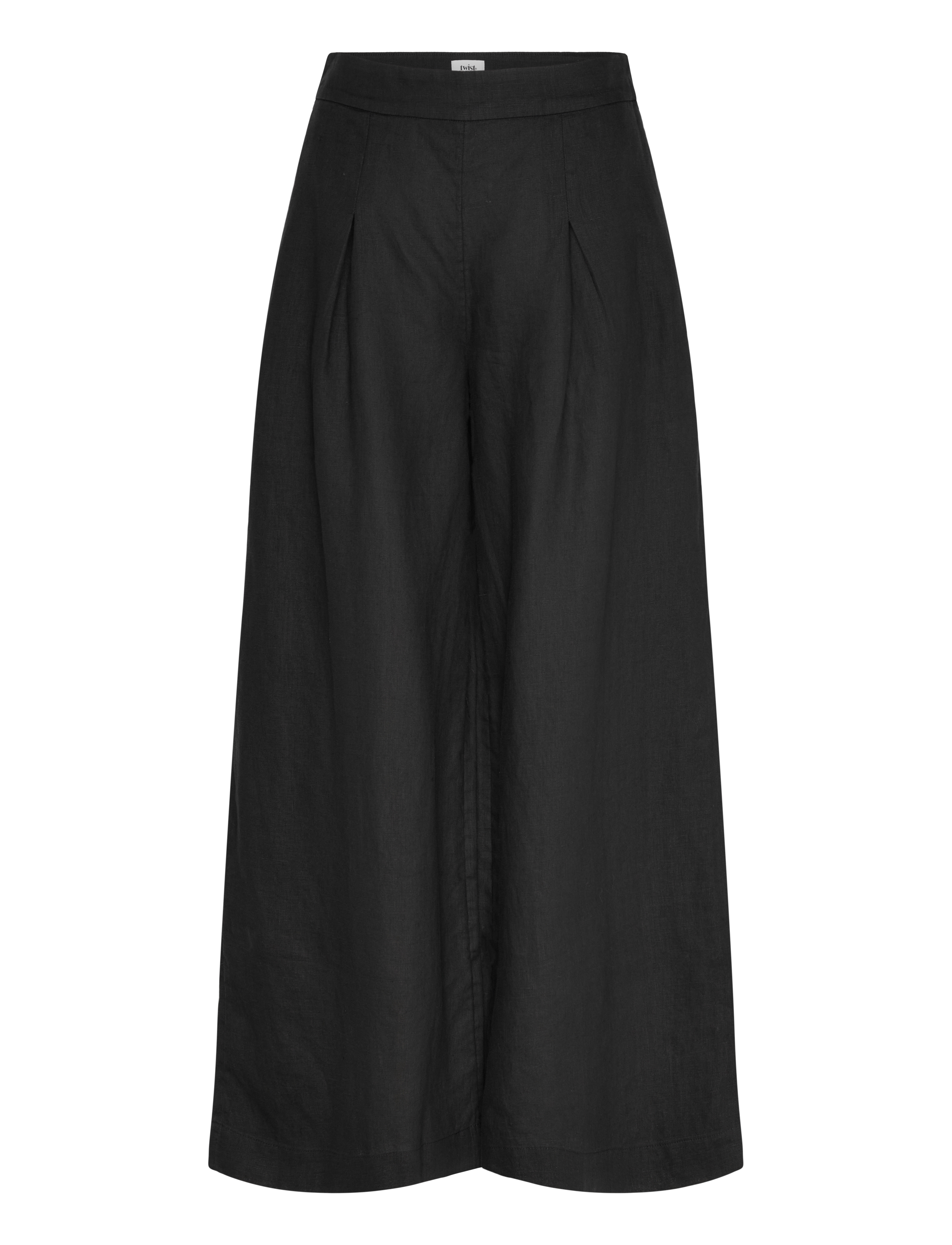 Twist & Tango Aprilia Linen Trousers - Tøj - BLACK / black