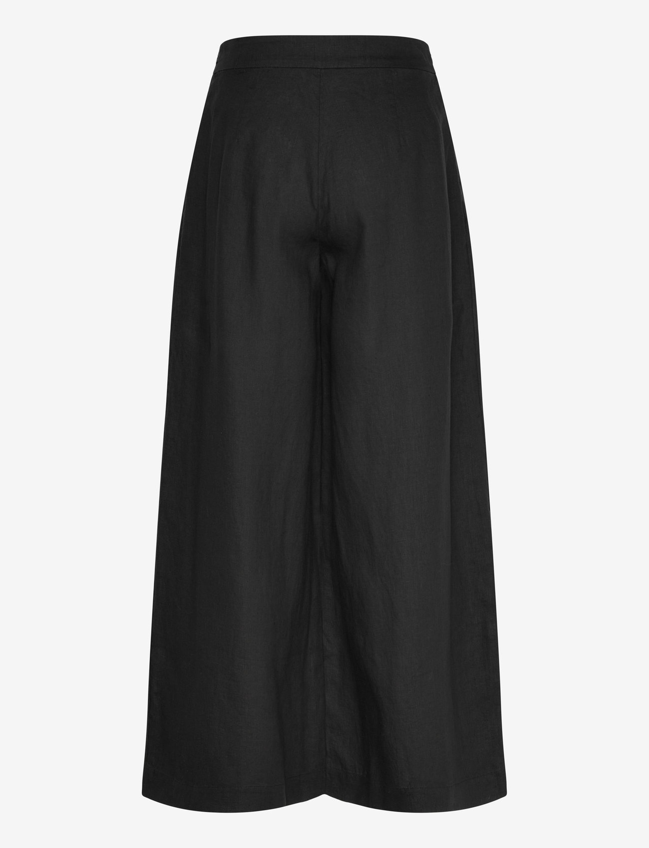 Twist & Tango - Aprilia Linen Trousers - bukser med brede ben - black - 1