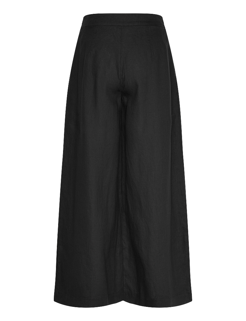 Twist & Tango - Aprilia Linen Trousers - hosen mit weitem bein - black - 1