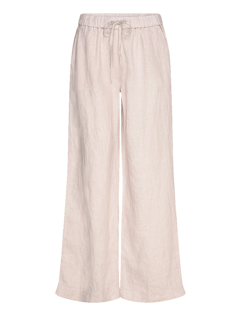 Twist & Tango - Aurora Linen Trousers - linnebyxor - beige mÉlange - 0