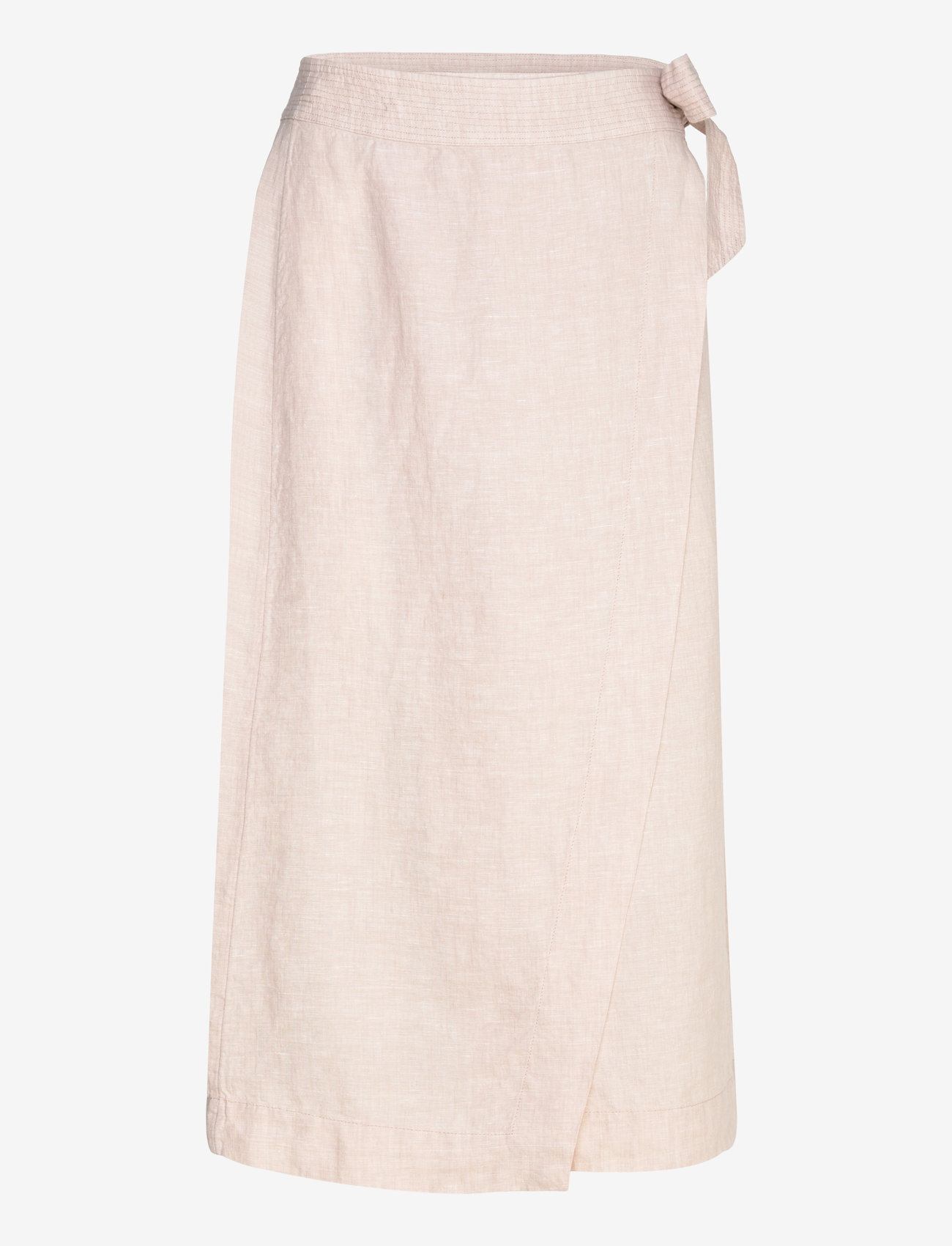 Twist & Tango - Vivienne Linen Skirt - midi-röcke - beige mÉlange - 0