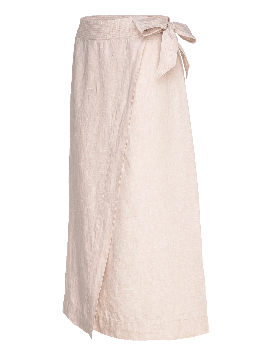 Twist & Tango - Vivienne Linen Skirt - midi nederdele - beige mÉlange - 2