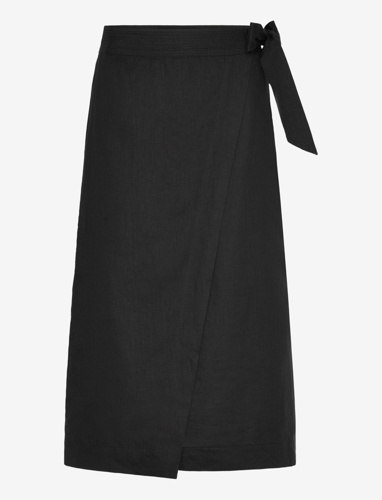 Twist & Tango - Vivienne Linen Skirt - midi nederdele - black - 0
