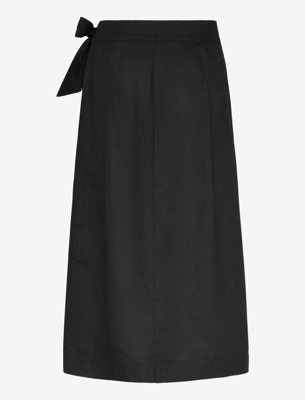 Twist & Tango - Vivienne Linen Skirt - midi nederdele - black - 1