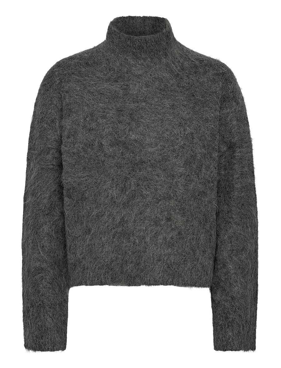Twist & Tango - Ritva Knitted Sweater - pologenser - dk grey mÉlange - 0