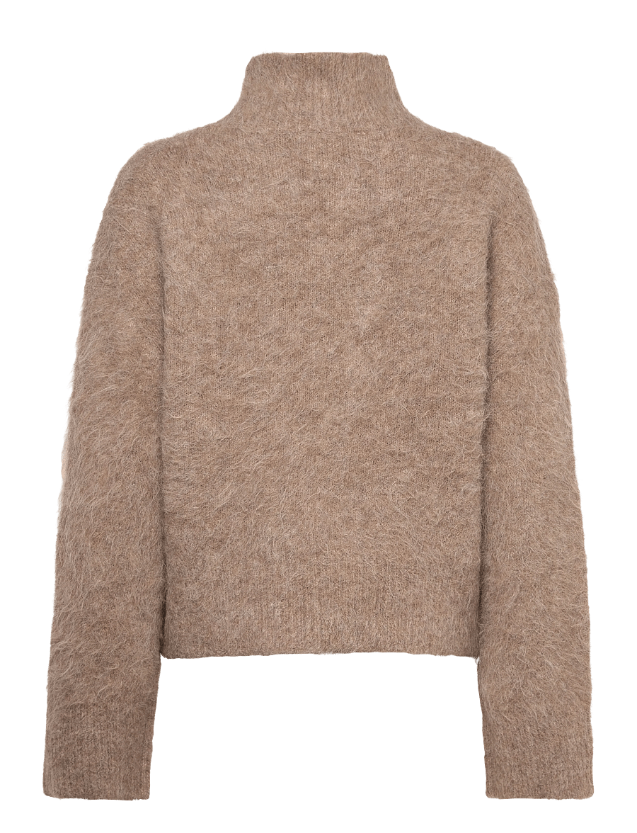 Twist & Tango - Ritva Knitted Sweater - polotröjor - hazelnut - 1
