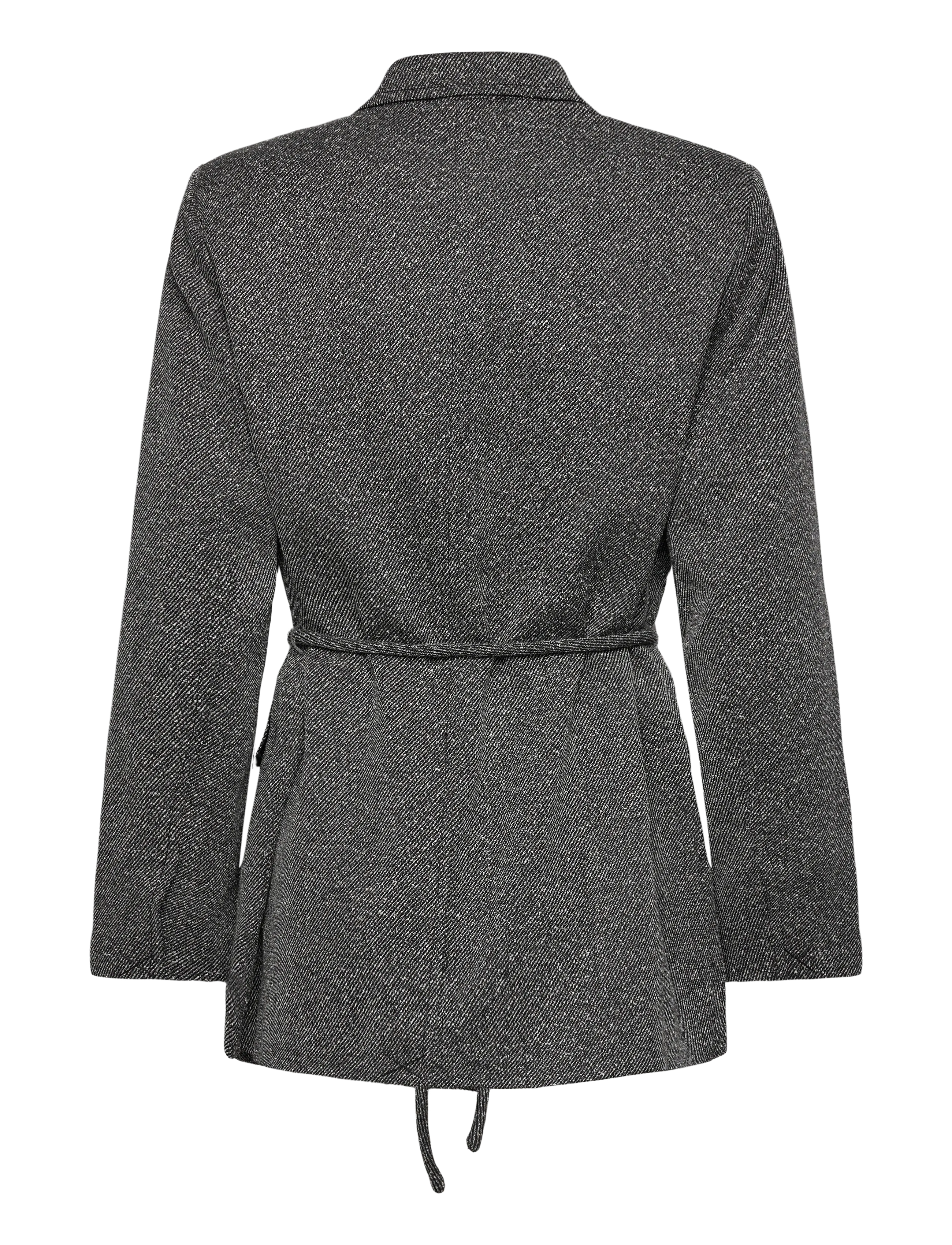 Twist & Tango - Minka Belted Blazer - belted blazers - salt & pepper - 2