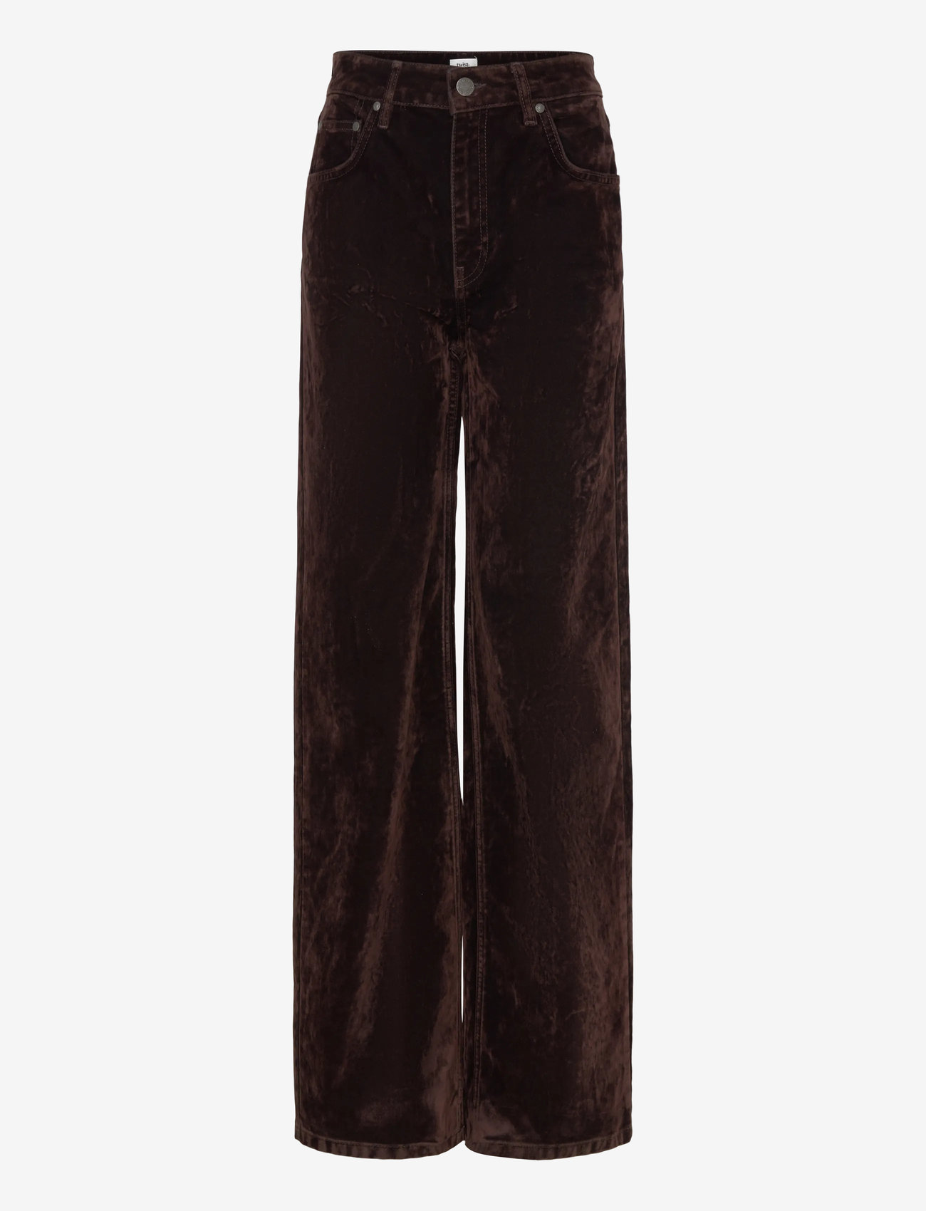 Twist & Tango - Turid Flocked Denim Jeans - straight jeans - mocha brown - 1