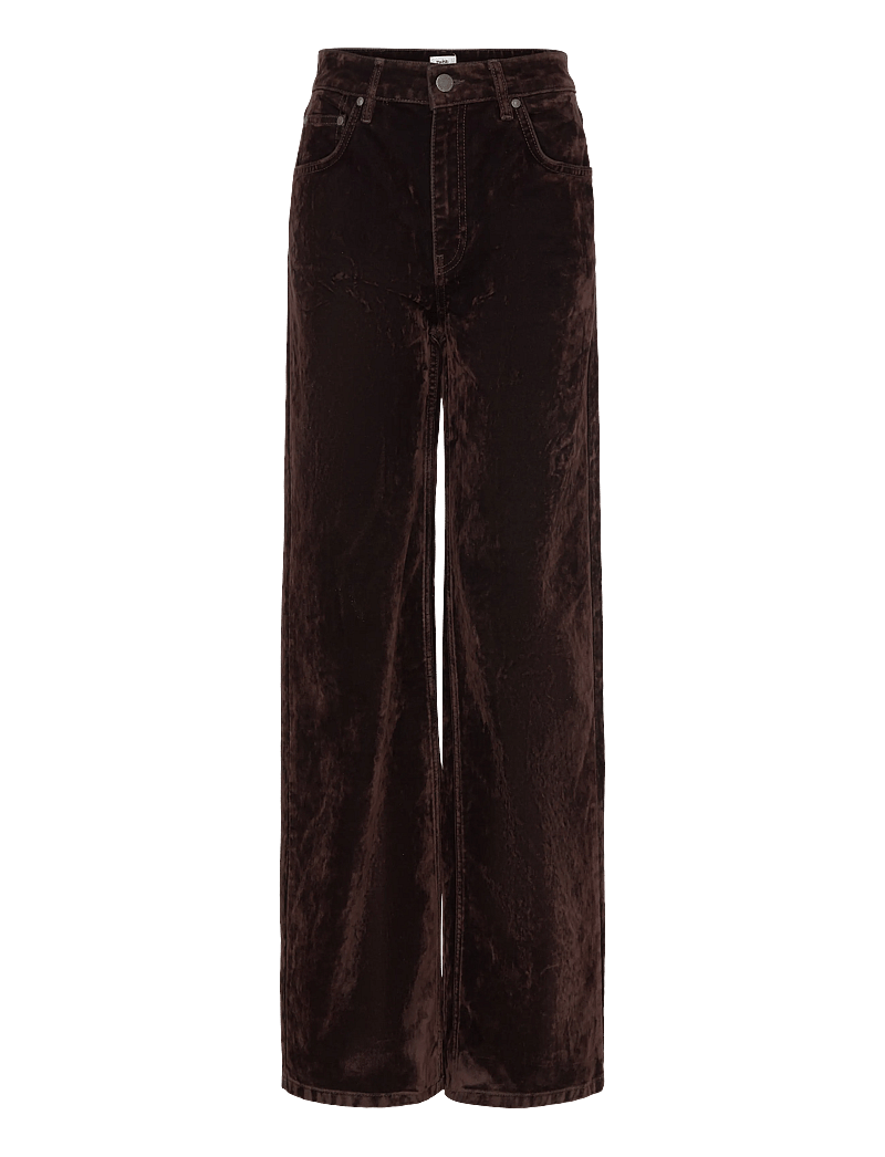 Twist & Tango - Turid Flocked Denim Jeans - straight jeans - mocha brown - 1