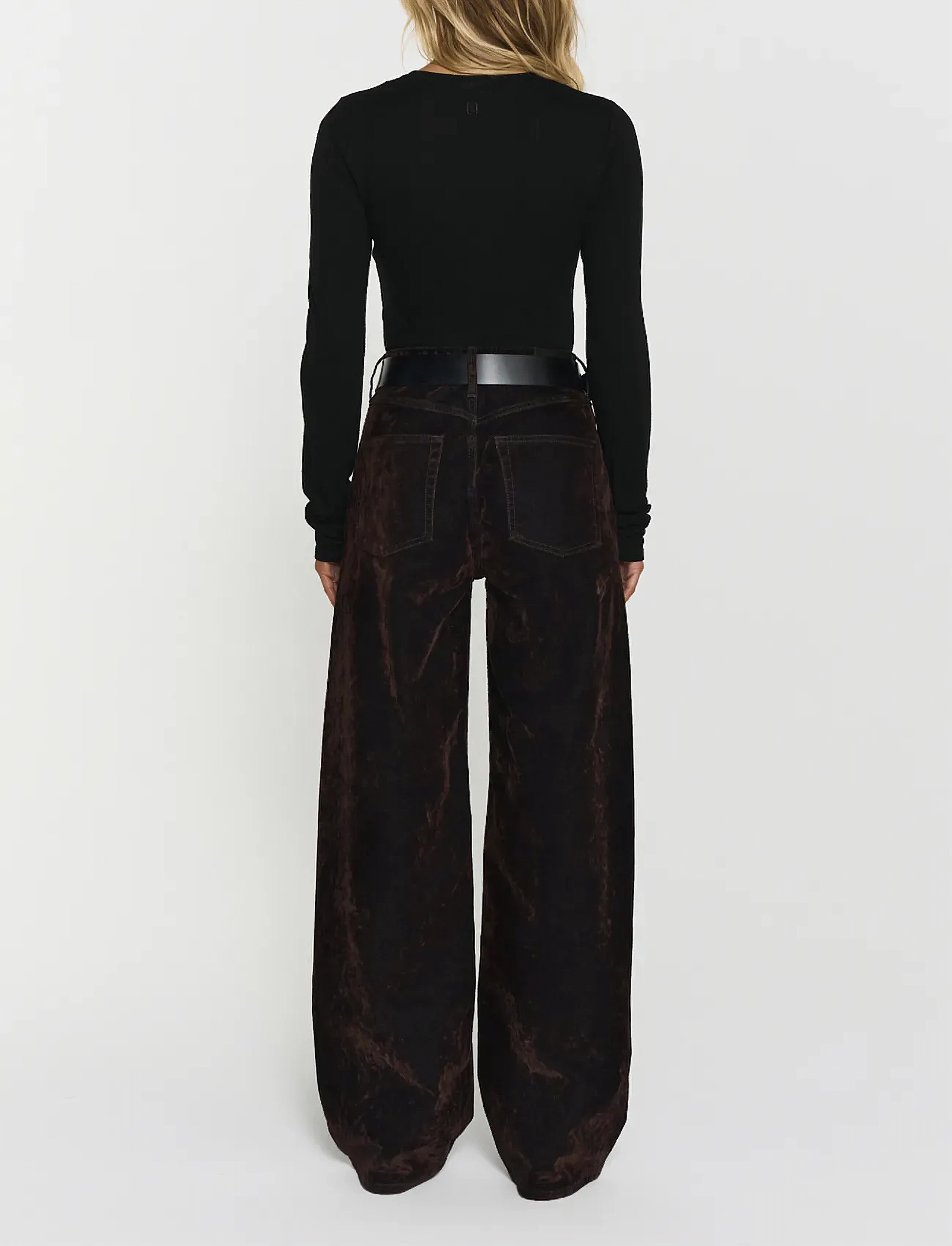 Twist & Tango - Turid Flocked Denim Jeans - proste dżinsy - mocha brown - 3